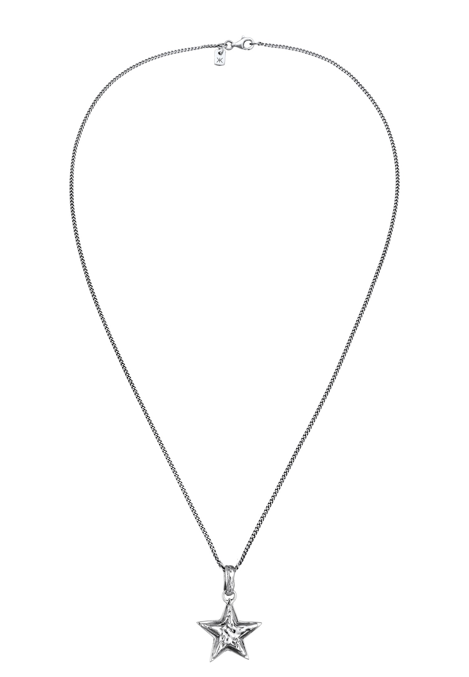Kuzzoi Kette mit Anhänger »Halskette Stern Vintage 925 Sterling Silber«