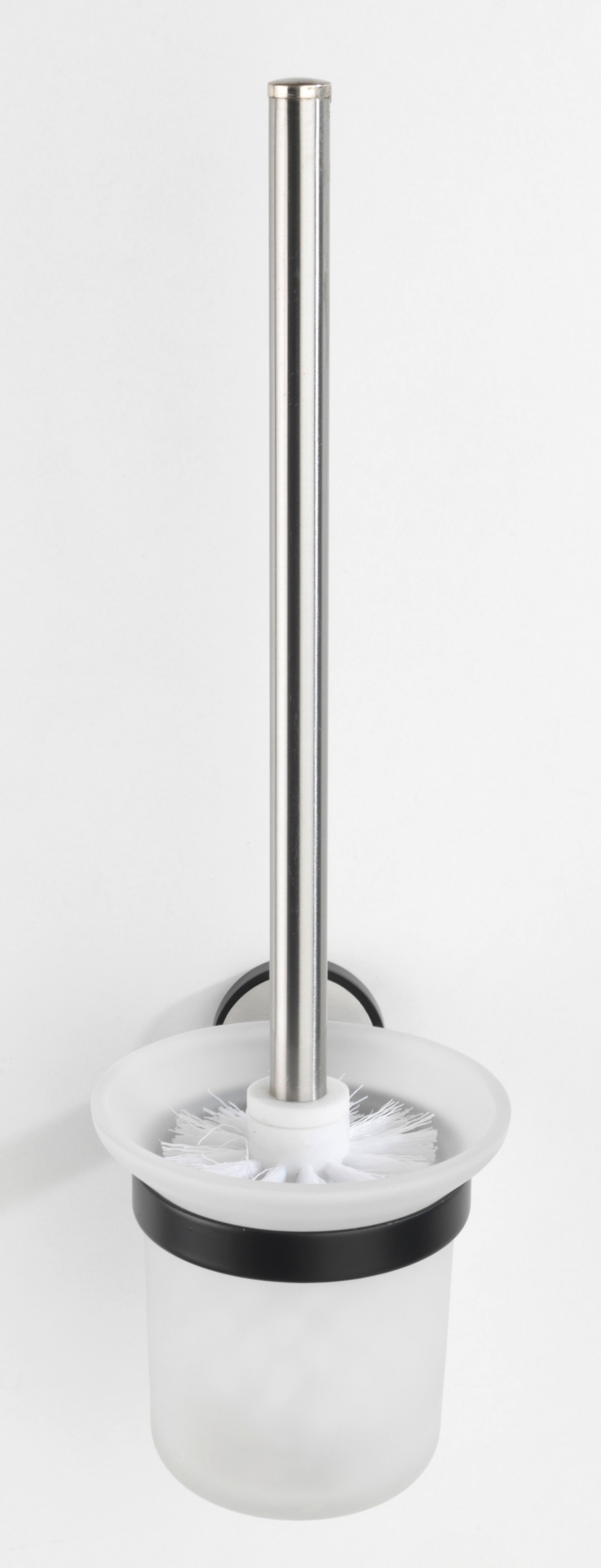 WENKO WC-Garnitur »UV-Loc® Udine« aus Edelstahl | Glas befestigen ohne Bohren