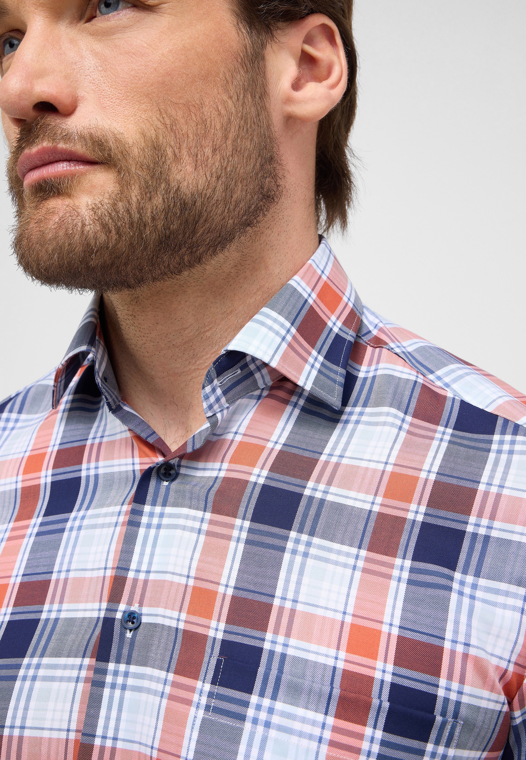 Eterna Langarmhemd »COMFORT FIT«, NON IRON (bügelfrei)