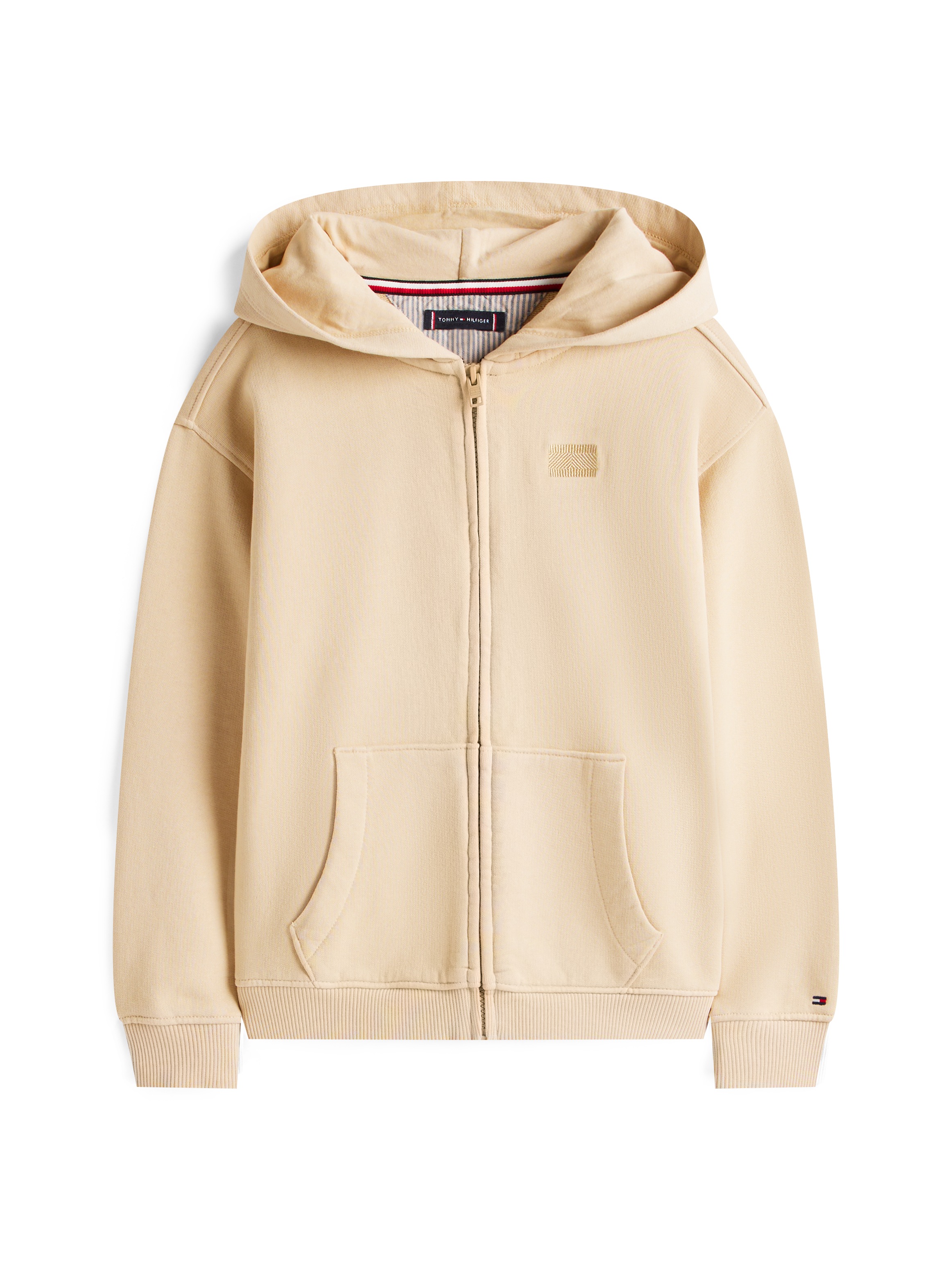 Tommy Hilfiger Kapuzensweatjacke »TONAL FLAG EMB ZIP HOODIE«, für Kinder bis 16 Jahre, mit Kapuze