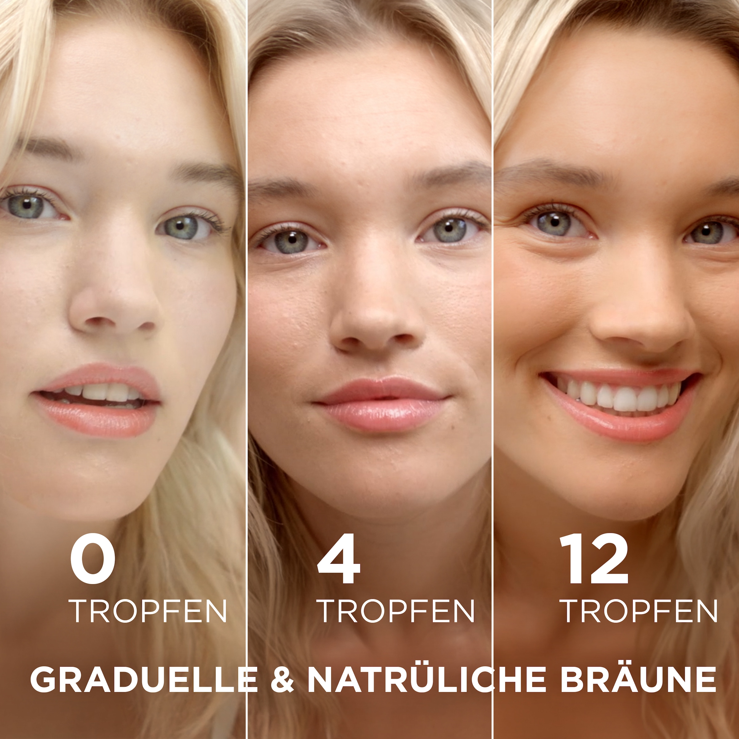 GARNIER Selbstbräunungskonzentrat »AMBRE SOLAIRE NATUTRAL BRONZER« Gel-Textur, für das Gesicht, dermatologisch kontrolliert