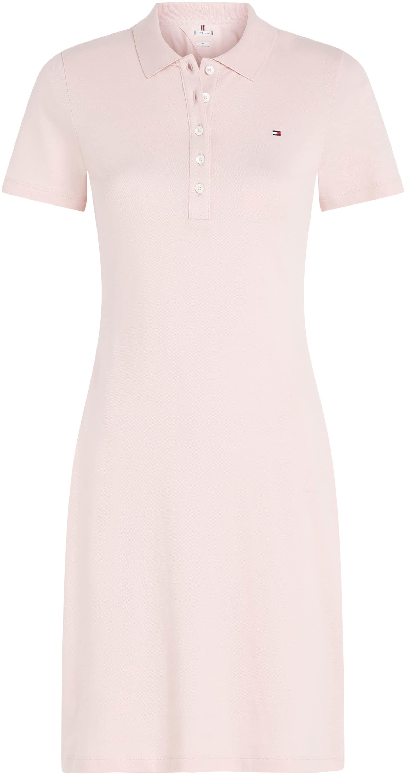 Tommy Hilfiger Polokleid »1985 SLIM PIQUE POLO DRESS SS«, mit dezenter Tommy Hilfiger Logostickerei auf der Brust