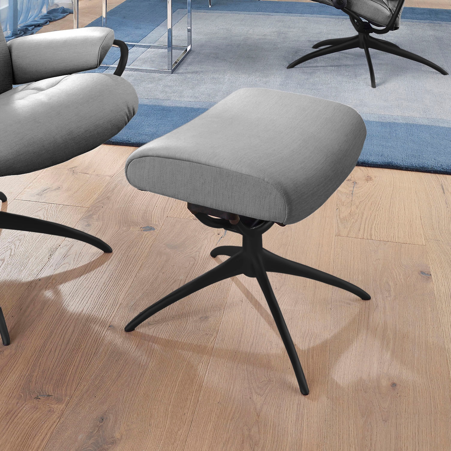 Stressless® Fußhocker »London«, mit Star Base, Gestell Schwarz