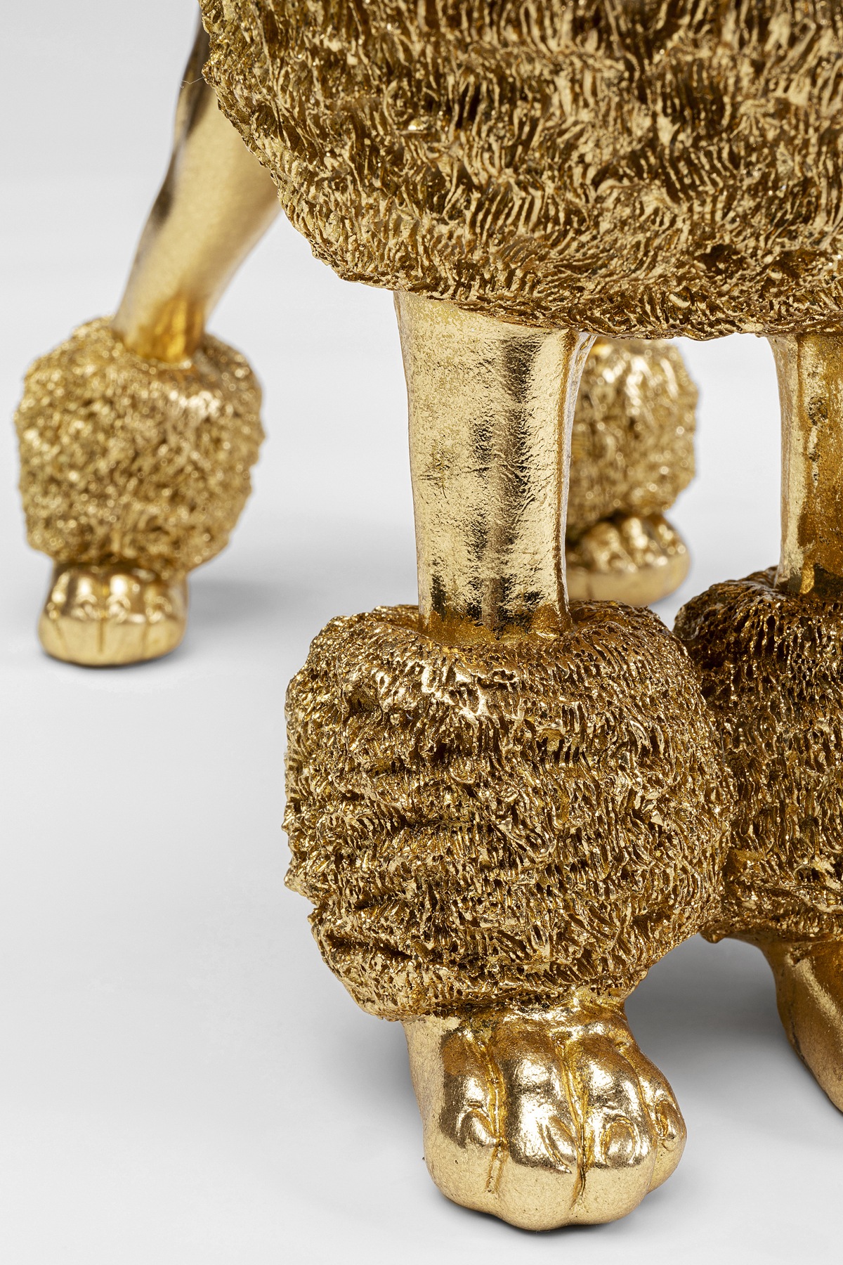 Kare Design Dekofigur »Mrs Poodle Gold 34cm«