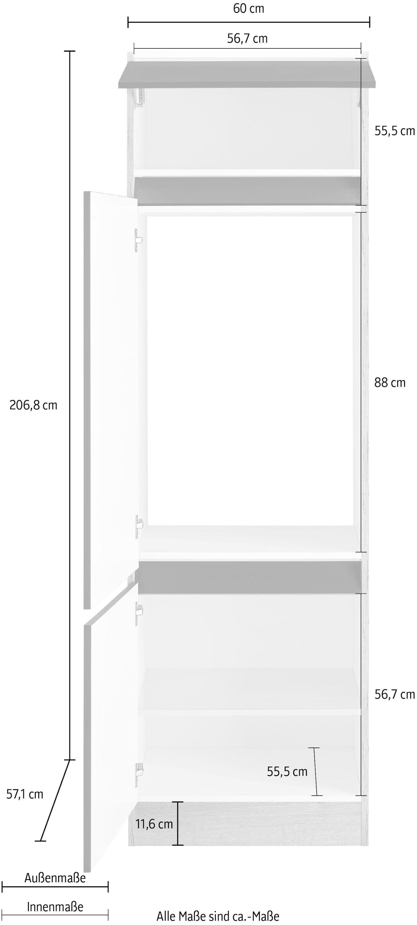 OPTIFIT Kühlumbauschrank bestellen Rechnung 60 cm »Roth«, Breite auf