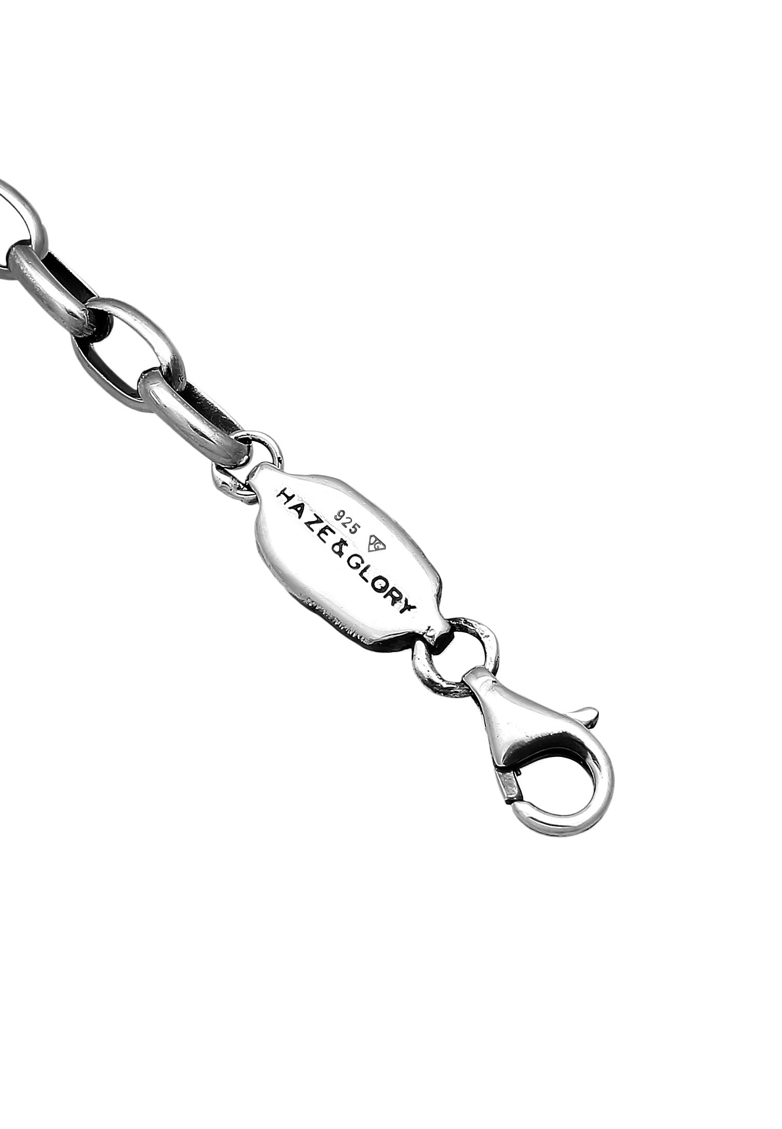 HAZE & GLORY Silberkette »Halskette Ankerkette Palme Basic 925 Silber«