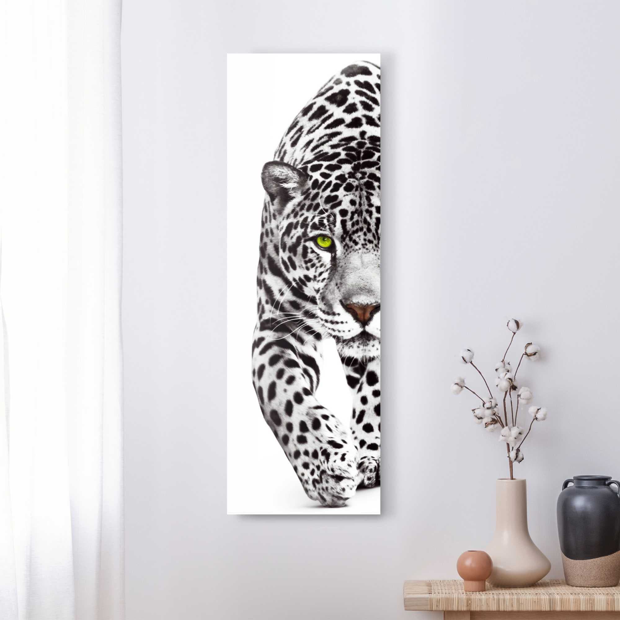Reinders! Wandbild »Wandbild Leopard Kräftig - Panther - Raubtier -  Gefleckt«, Leopard, (1 St.) bequem kaufen