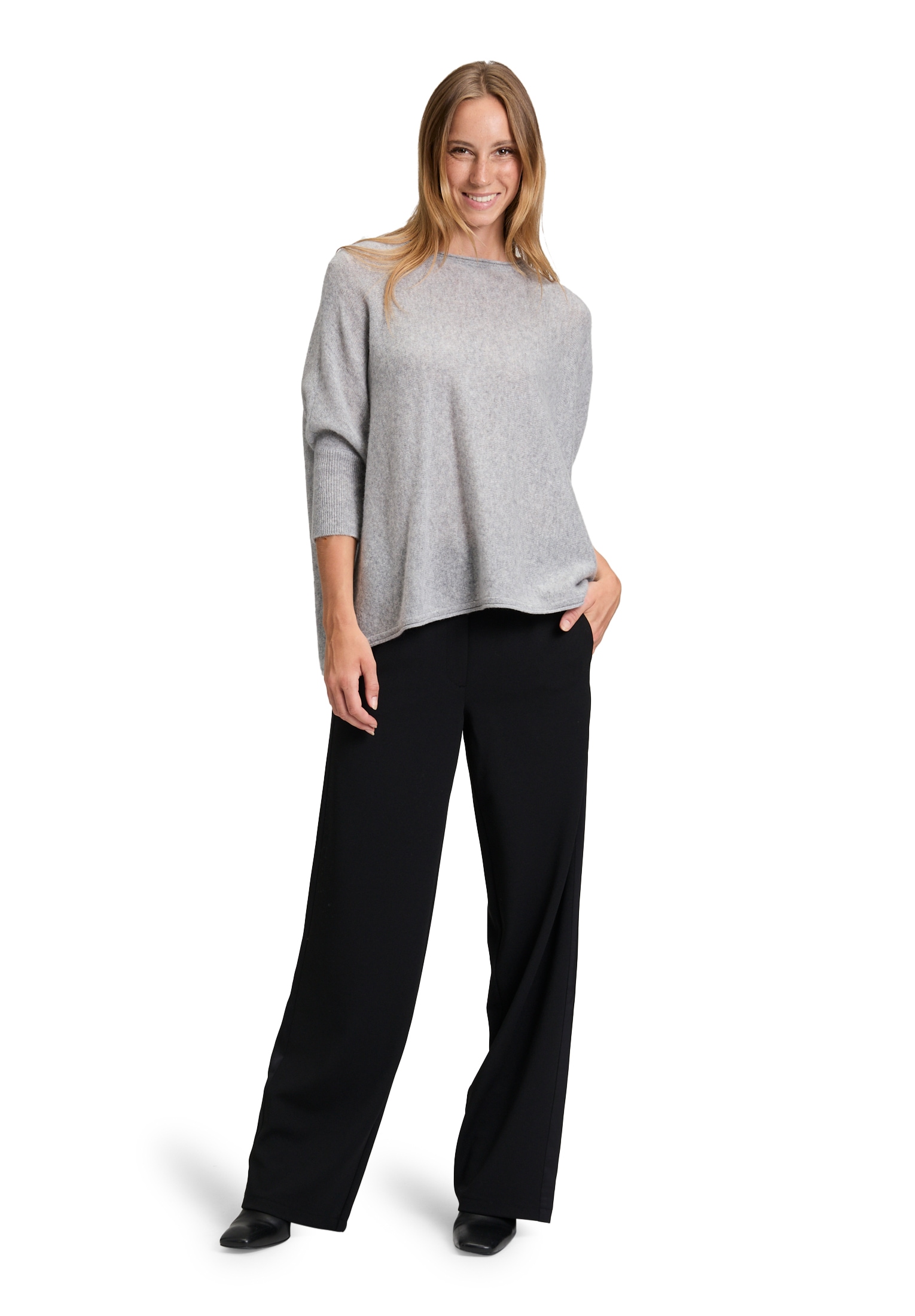 Betty Barclay Kaschmirpullover »Kaschmir-Pullover mit überschnittenen Ärmeln«