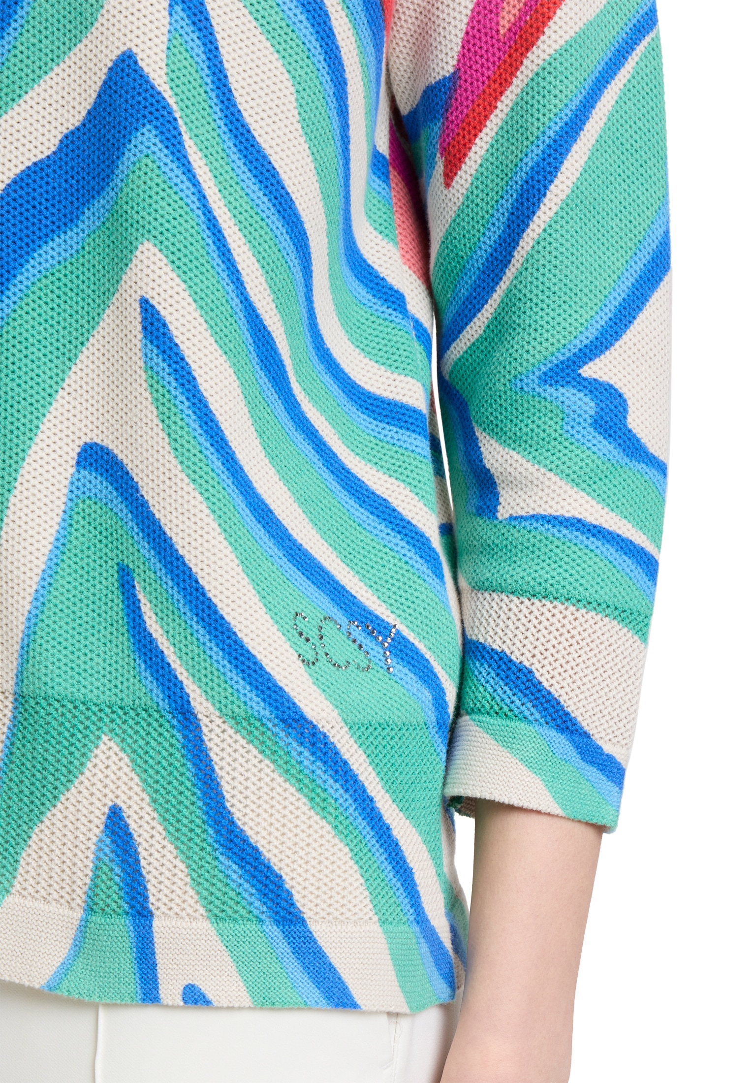 Betty Barclay Rundhalspullover »Feinstrickpullover mit Print«