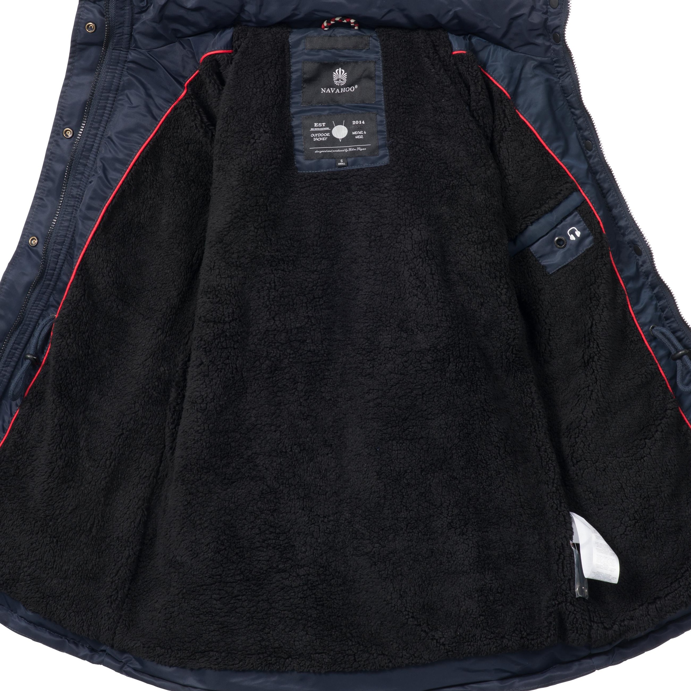 Navahoo Steppjacke »Wintermantel Schätzchen«