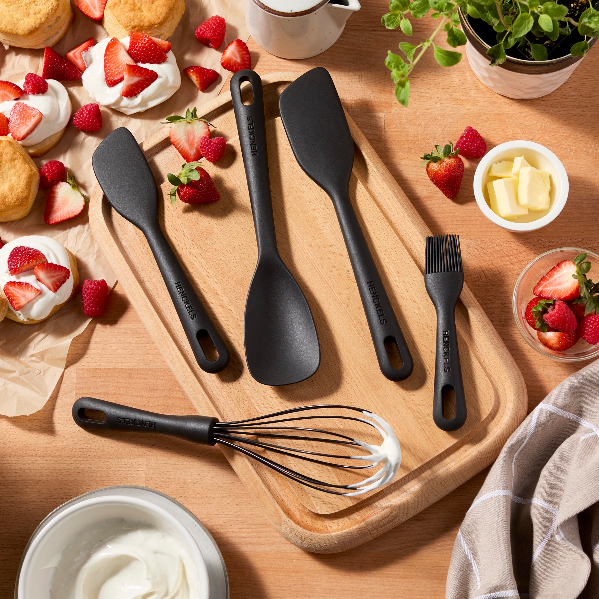 HENCKELS by ZWILLING Schneebesen »Silicone Onyx« Silikon, Aufhänge-Öse