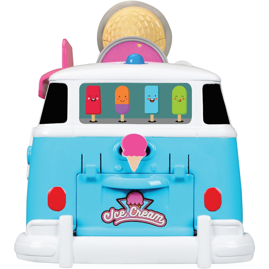 bbJunior Spielzeug-Bus »VW Magic Ice Cream Bus«, mit Licht- und Soundeffekten