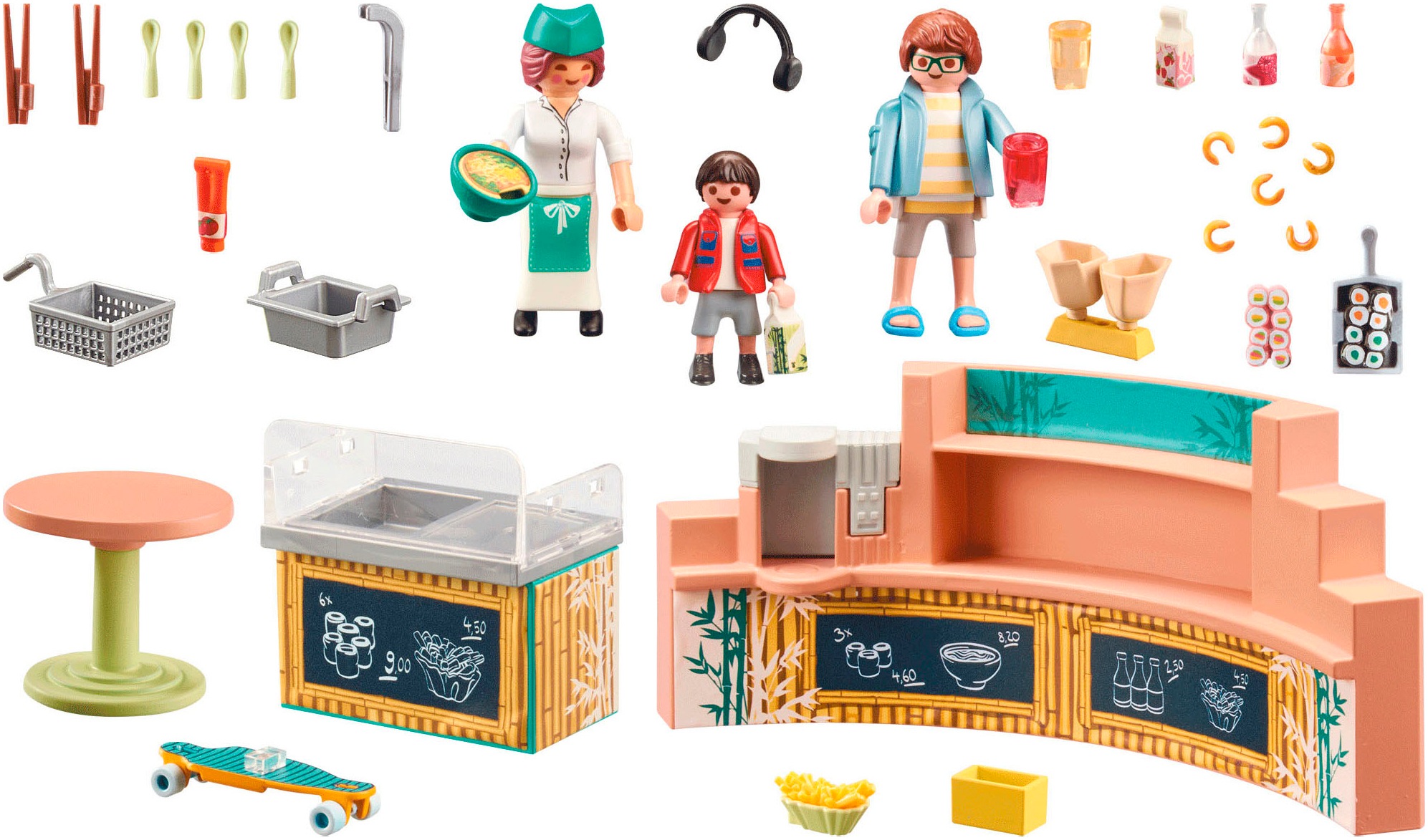 Playmobil® Konstruktions-Spielset »Food Lounge (71538), My Life«, (54 St.), Made in Europe