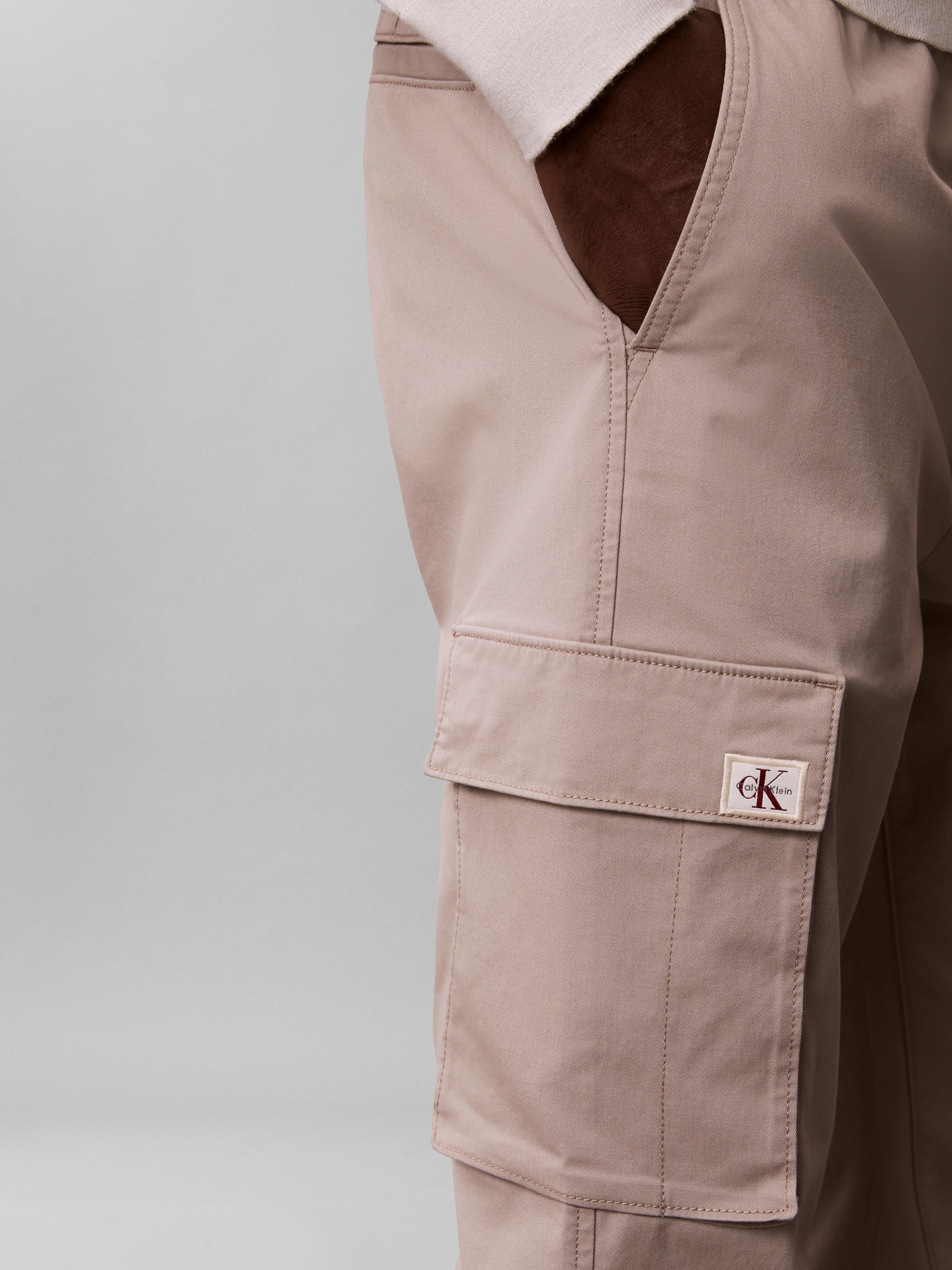 Calvin Klein Jeans Cargohose  elastischer Bund, Skinny fit, Cargotaschen