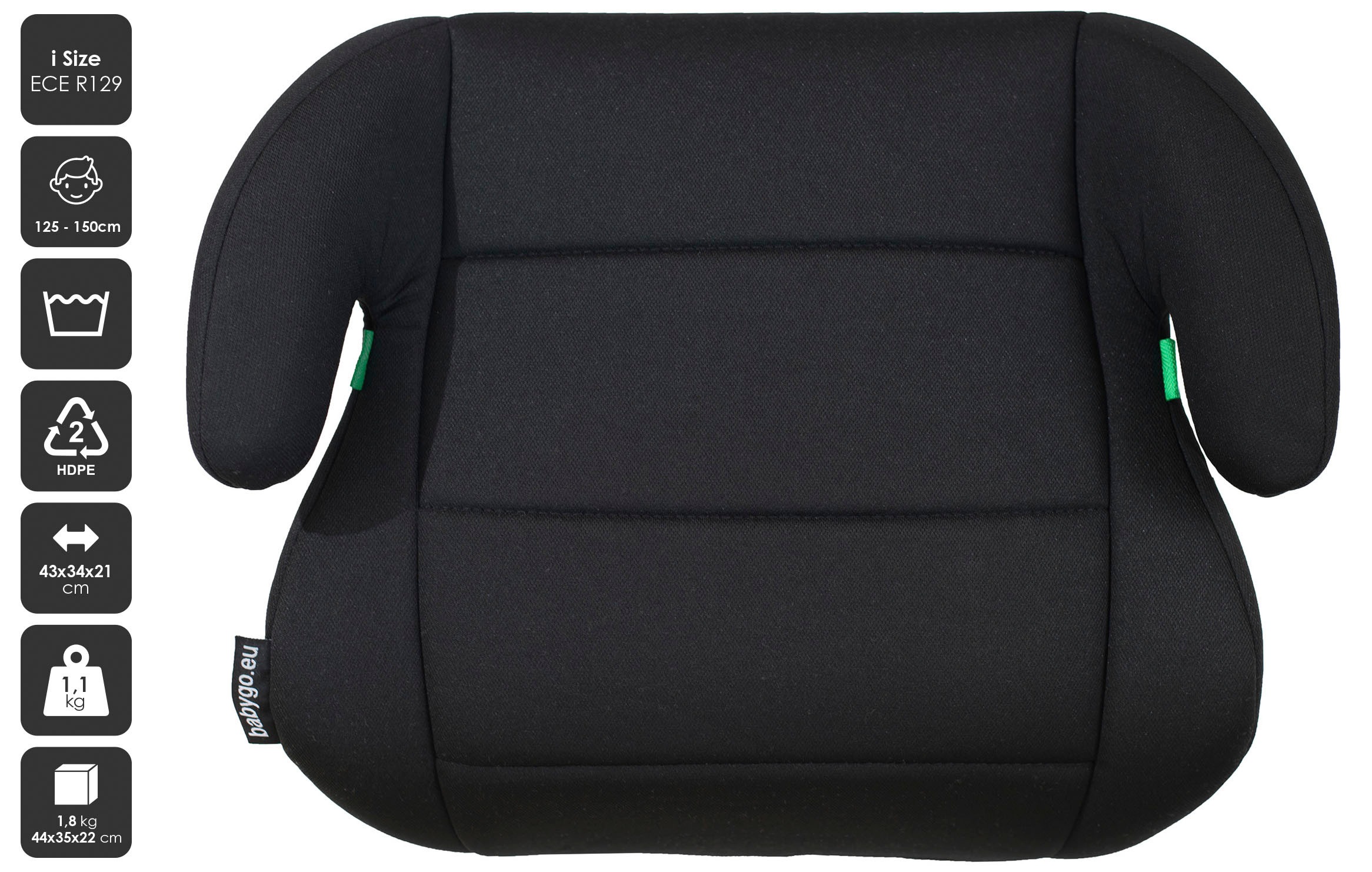 BabyGo Kindersitzerhöhung »Booster I Size, 126-150 cm«