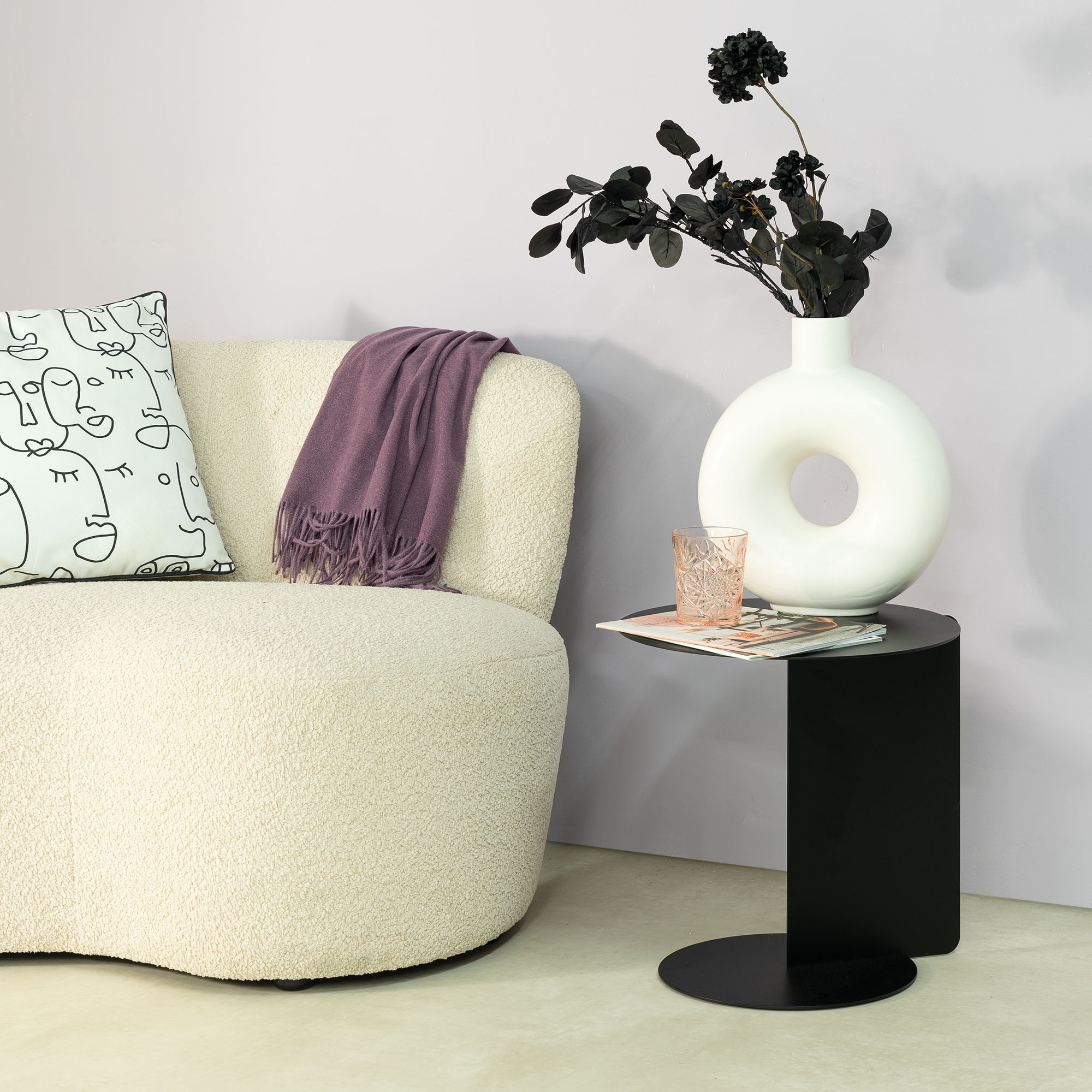 Spinder Design Beistelltisch »SALSA«, Beistelltisch aus Stahl