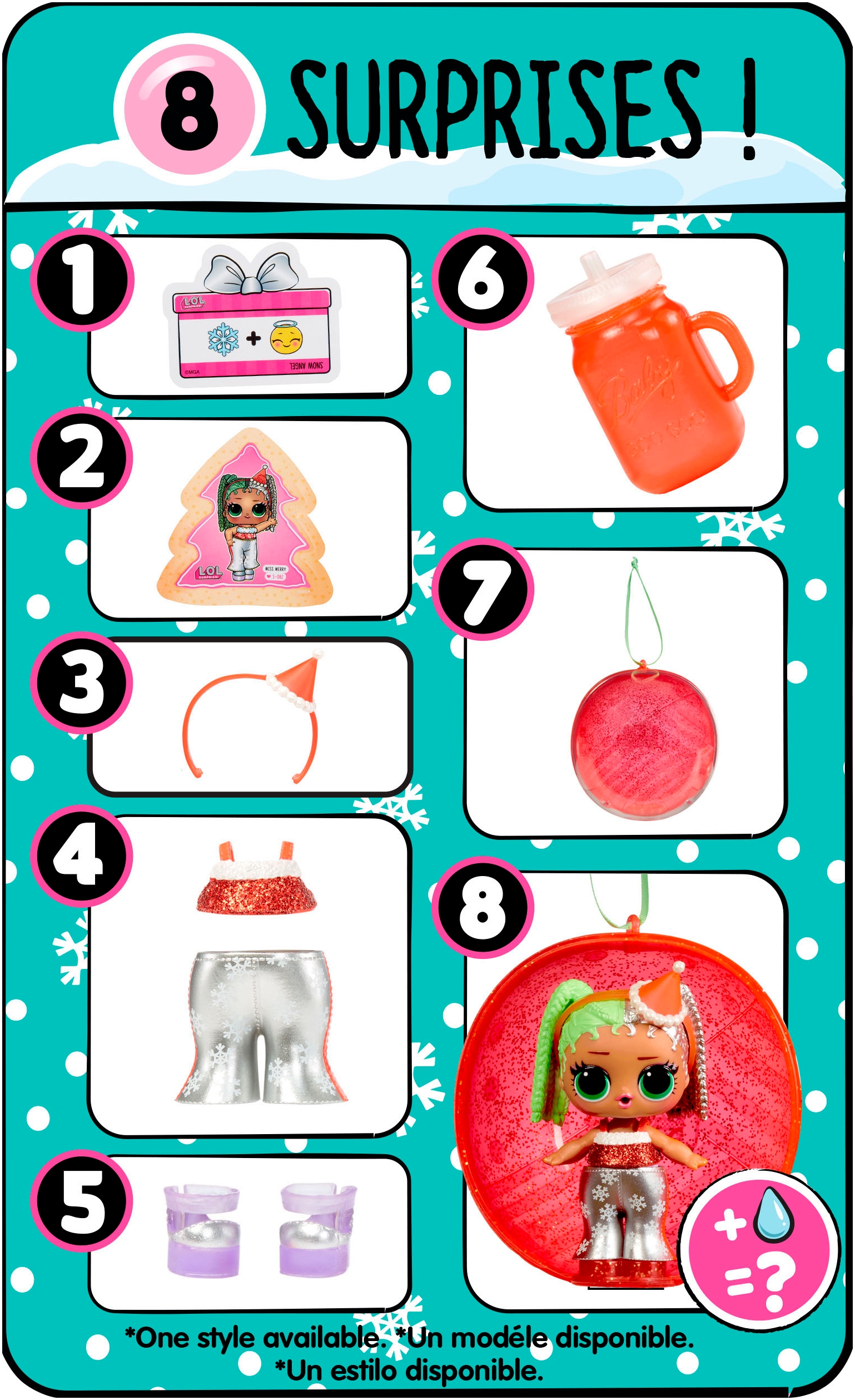 L.O.L. SURPRISE! Anziehpuppe »L.O.L. Surprise Holiday Surprise!- Miss Merry«