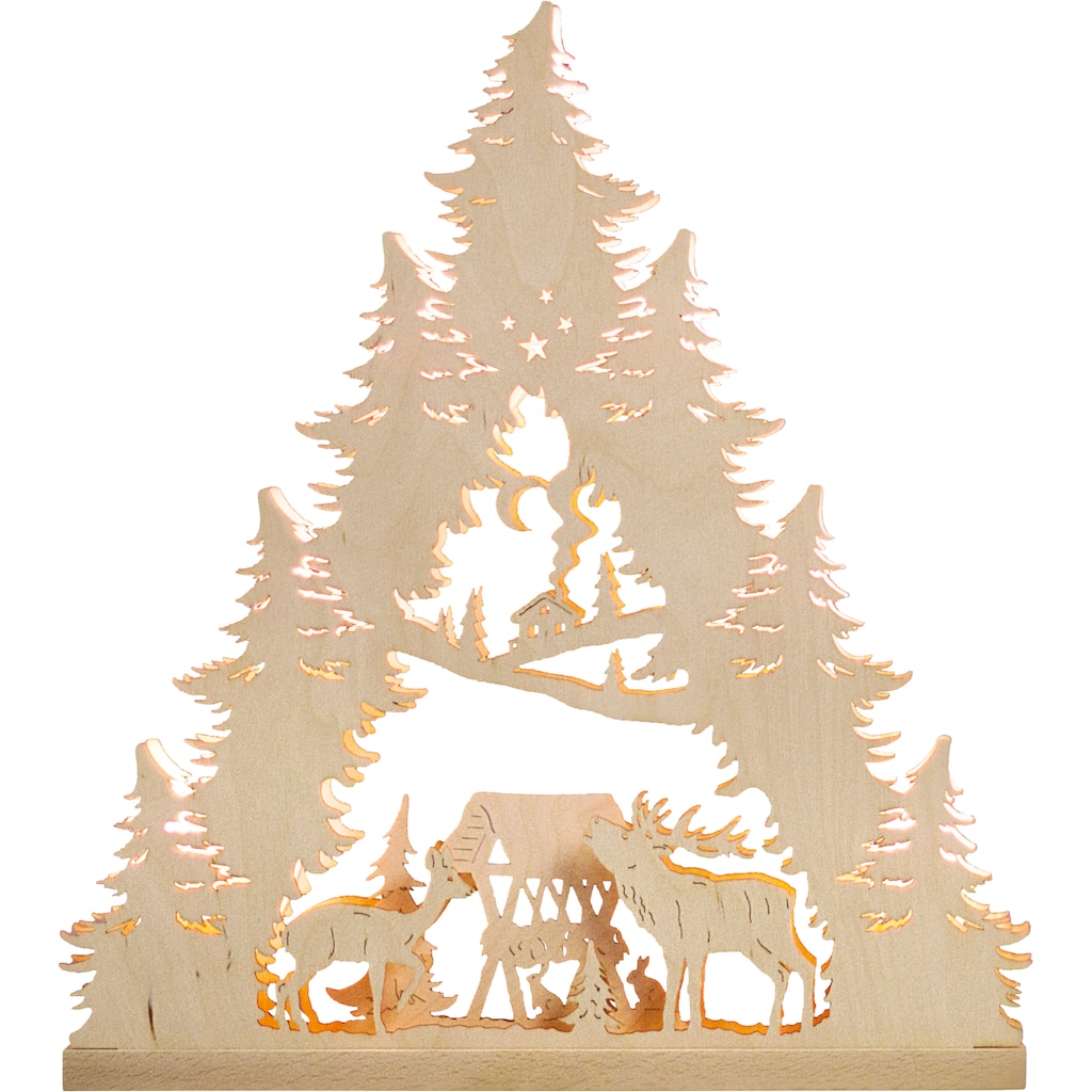 Weigla Lichterbogen »Hirschfamilie, Weihnachtsdeko«