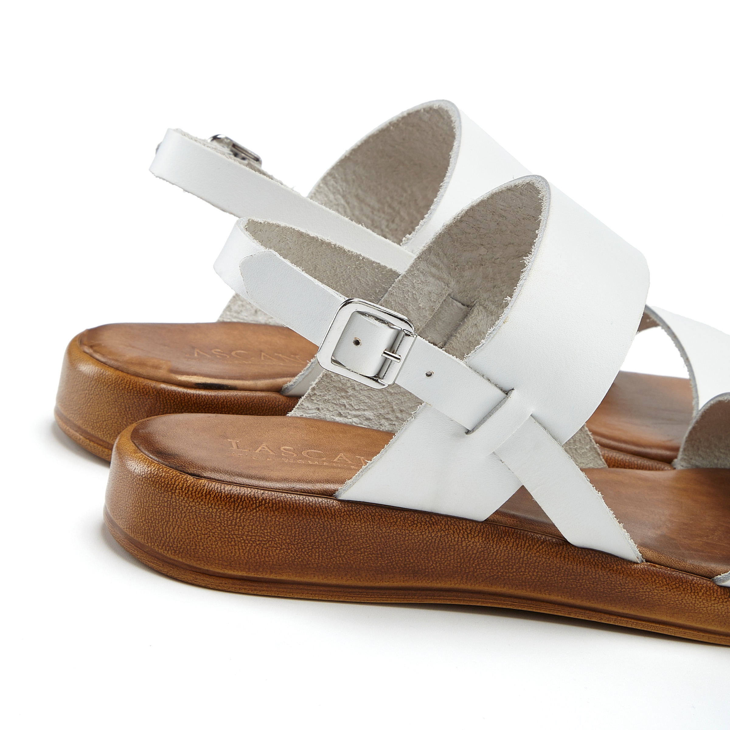 LASCANA Sandale »Sommerschuh, Riemchensandale, offener Schuh«  aus Leder