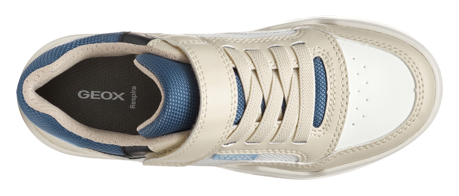 Geox Sneaker »J PERTH BOY«, Retro Sneaker, Slip-On Sneaker mit Klettverschluss