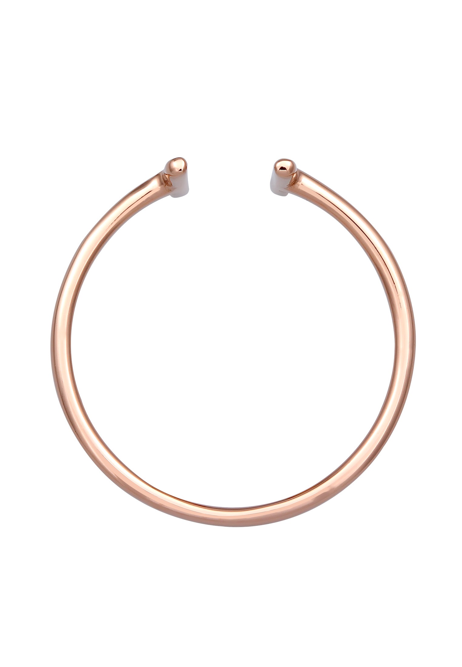 Elli Premium Silberring »Ring Geo Statement Basic 750 Roségold«