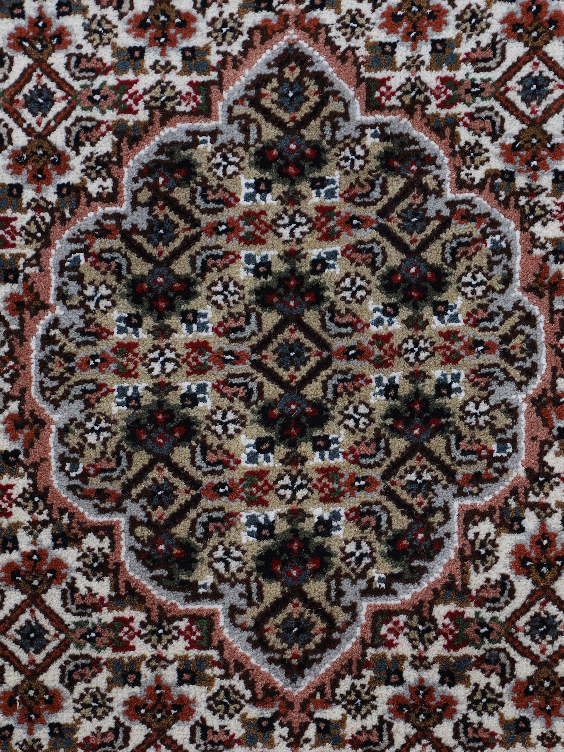 Woven Arts Orientteppich »Tabriz Mahi,  auch als Läufer«, rechteckig, 15 mm Höhe, handgeknüpft, Wohnzimmer, reine Wolle
