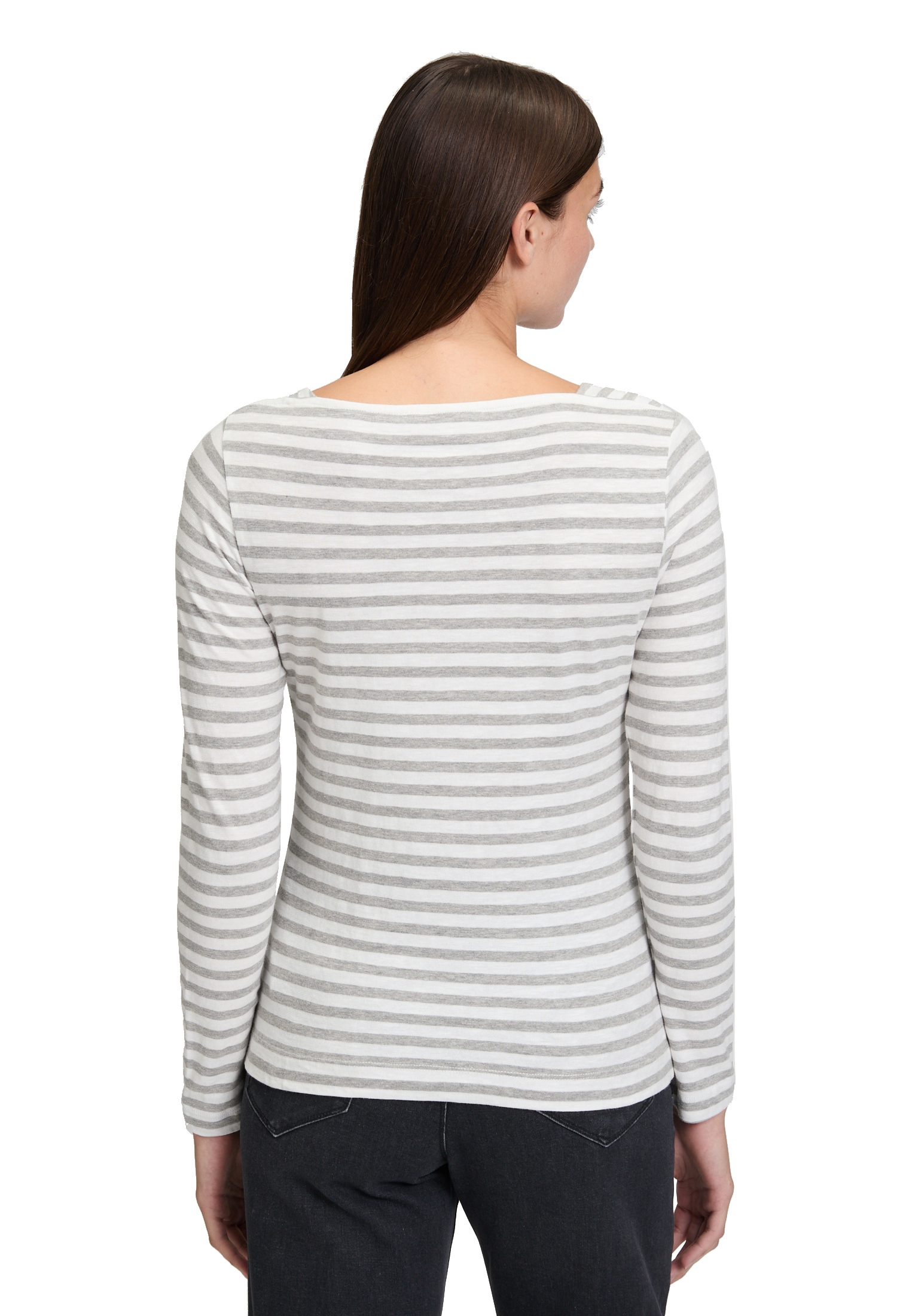 Betty&Co Langarmshirt »Ringelshirt mit U-Boot-Ausschnitt«