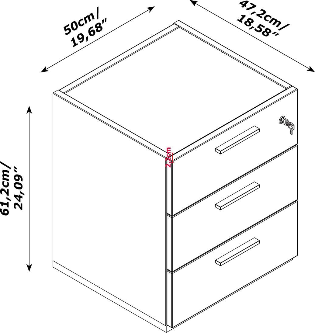 Composad Rollcontainer »DAVINCI«