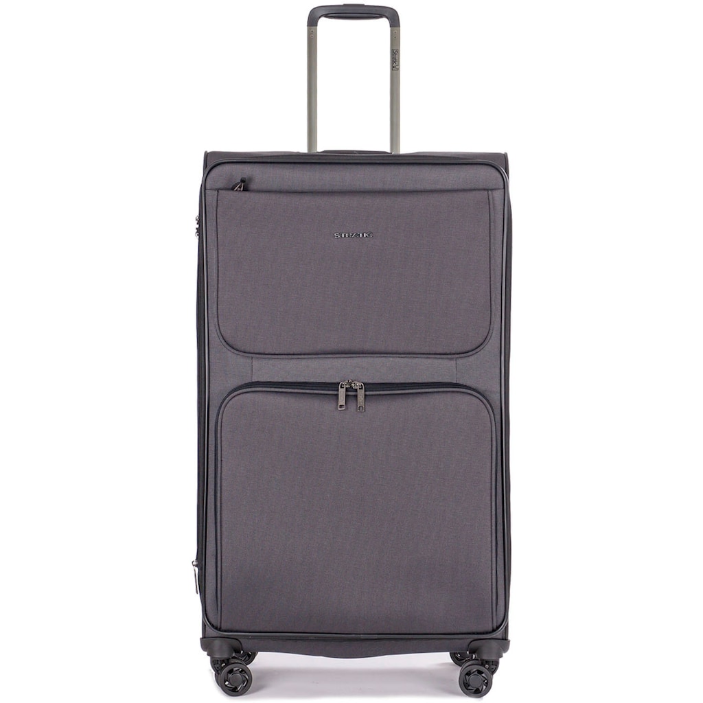 Stratic Weichgepäck-Trolley »Bendigo Light + L, black«, 4 Rollen