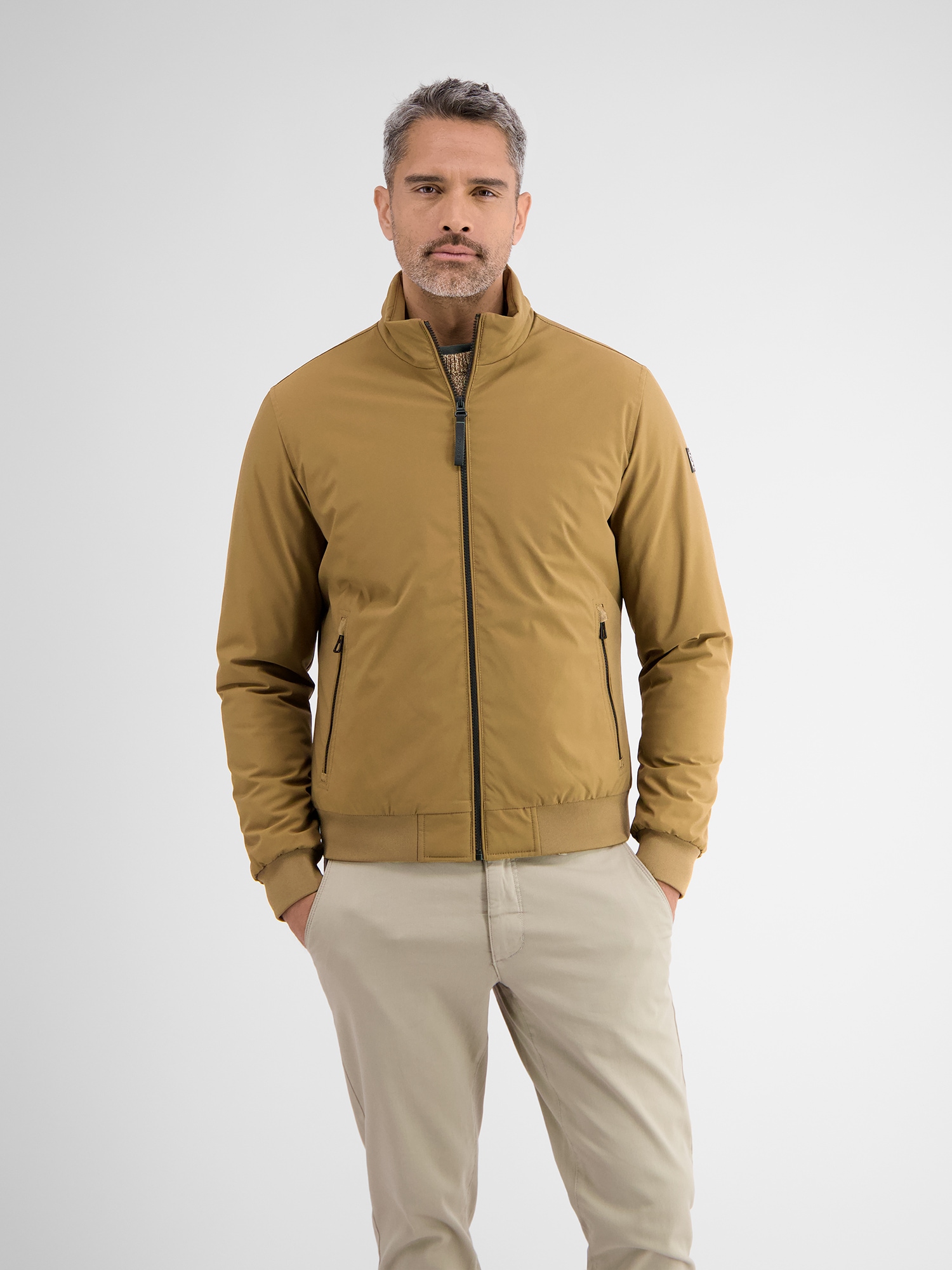 LERROS Outdoorjacke »LERROS Funktionaler Herren Blouson«, ohne Kapuze, Wasser- und windabweisend, atmungsaktiv