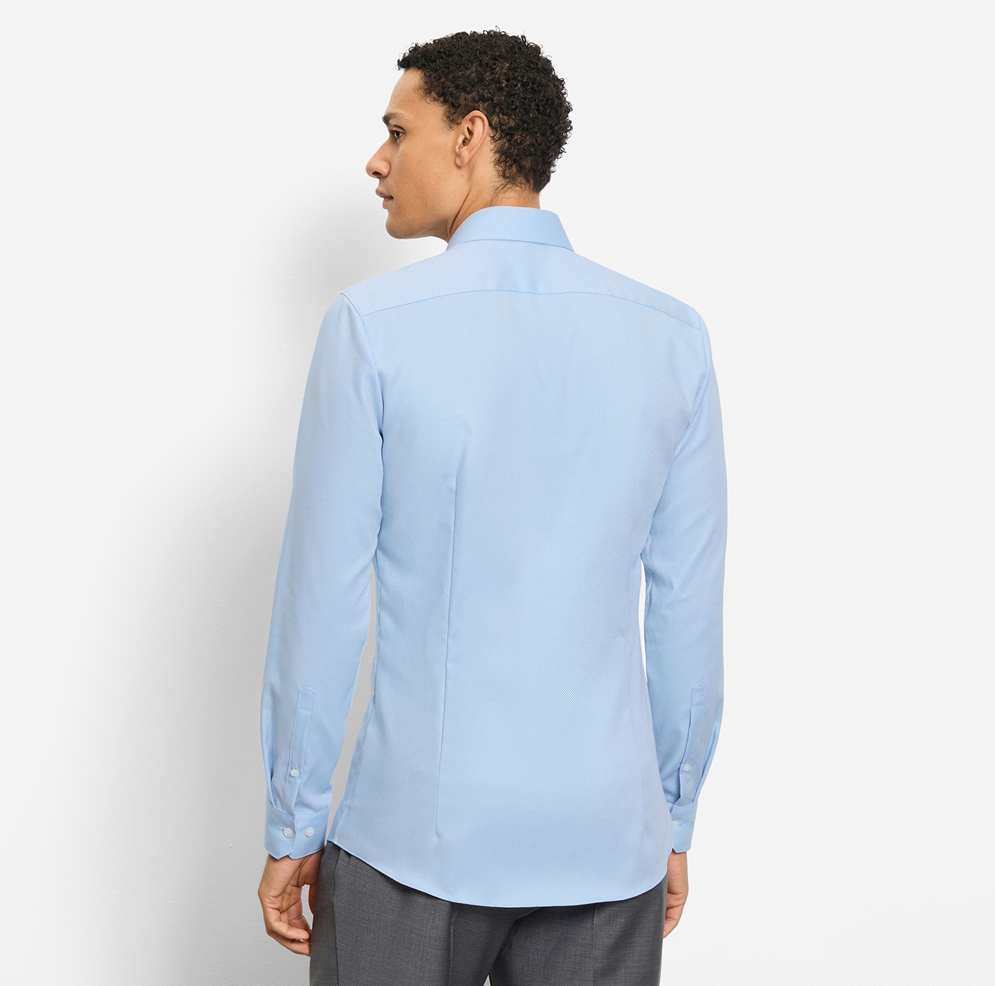 OLYMP Langarmhemd »No 6 six« Royal Kentkragen, Businesshemd, super slim fit