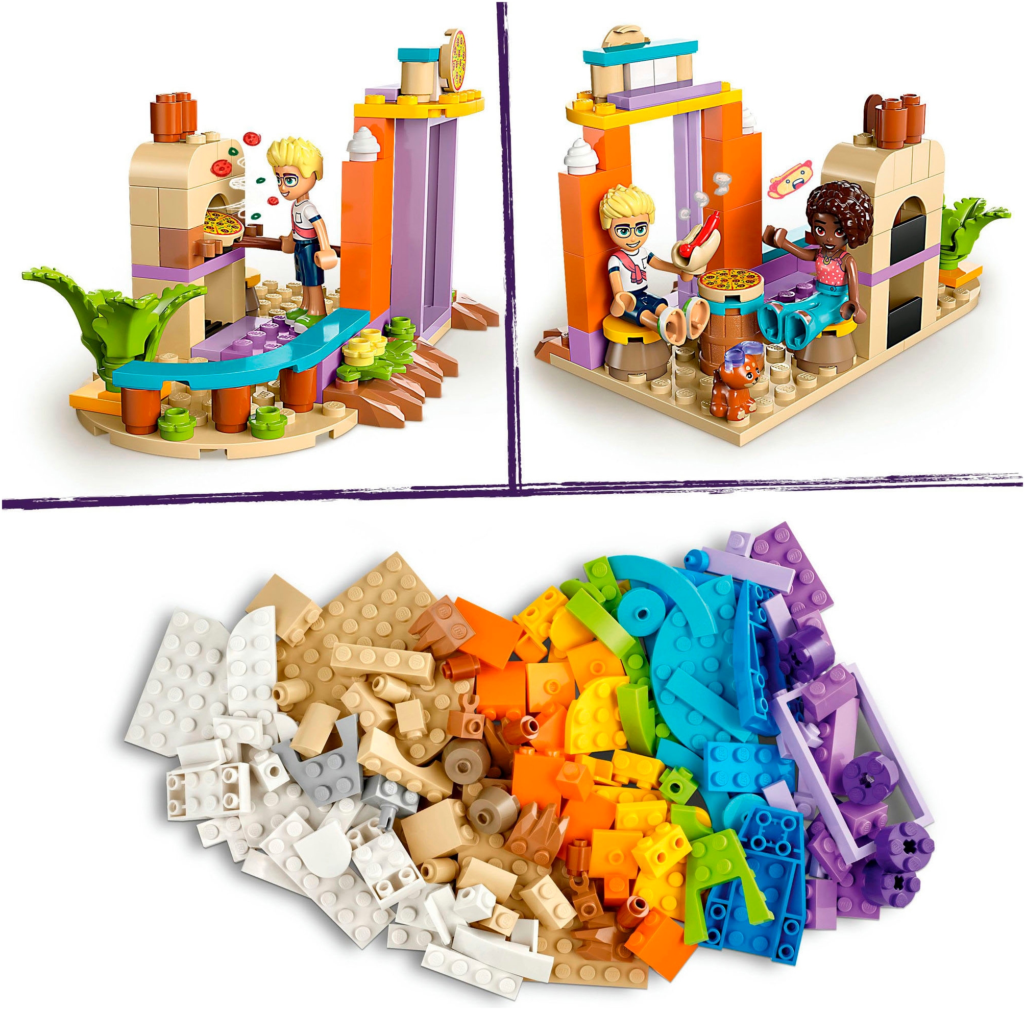 LEGO® Konstruktionsspielsteine »Kreativer Reisekoffer (42672), LEGO Friends«, (188 St.), Made in Europe