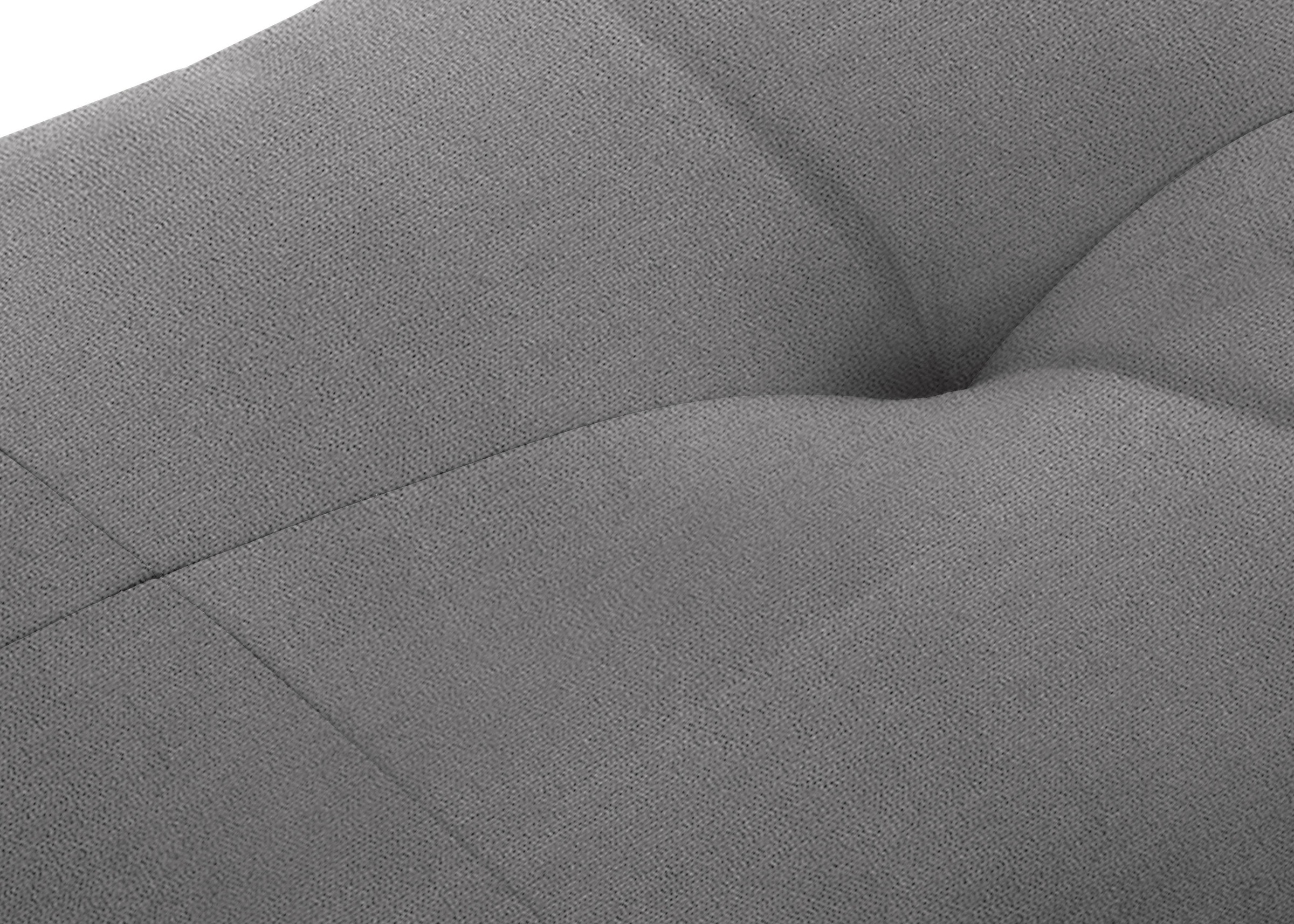 W.SCHILLIG Hocker »softy«, mit dekorativer Heftung im Sitz, Füße schwarz pulverbeschichtet