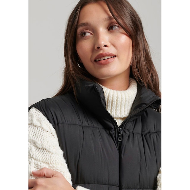 Superdry Steppweste »STUDIOS LONGLINE QUILTED GILET« bei ♕