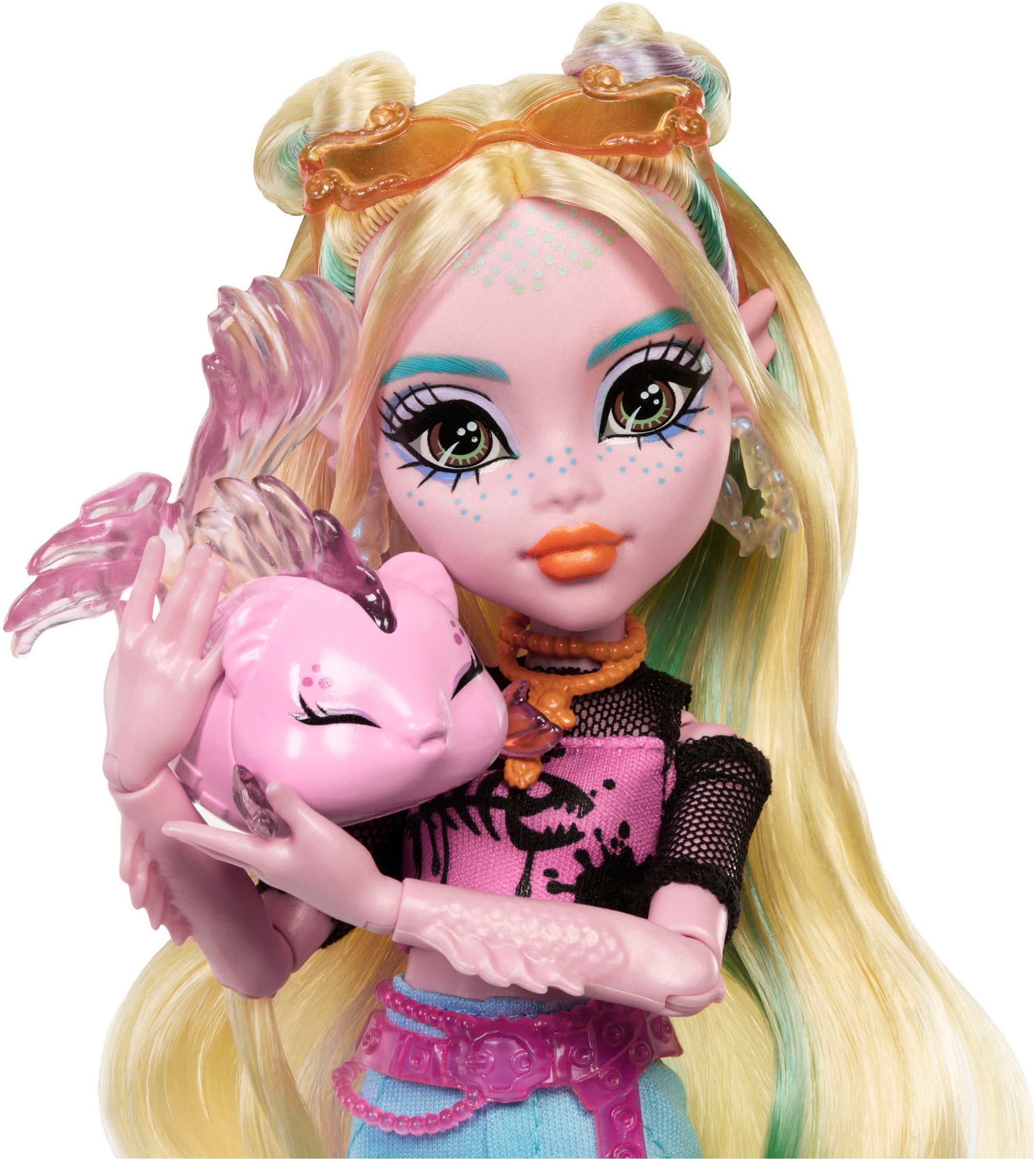 MonsterHigh™ Anziehpuppe »Lagoona Blue mit Haustier Neptuna«