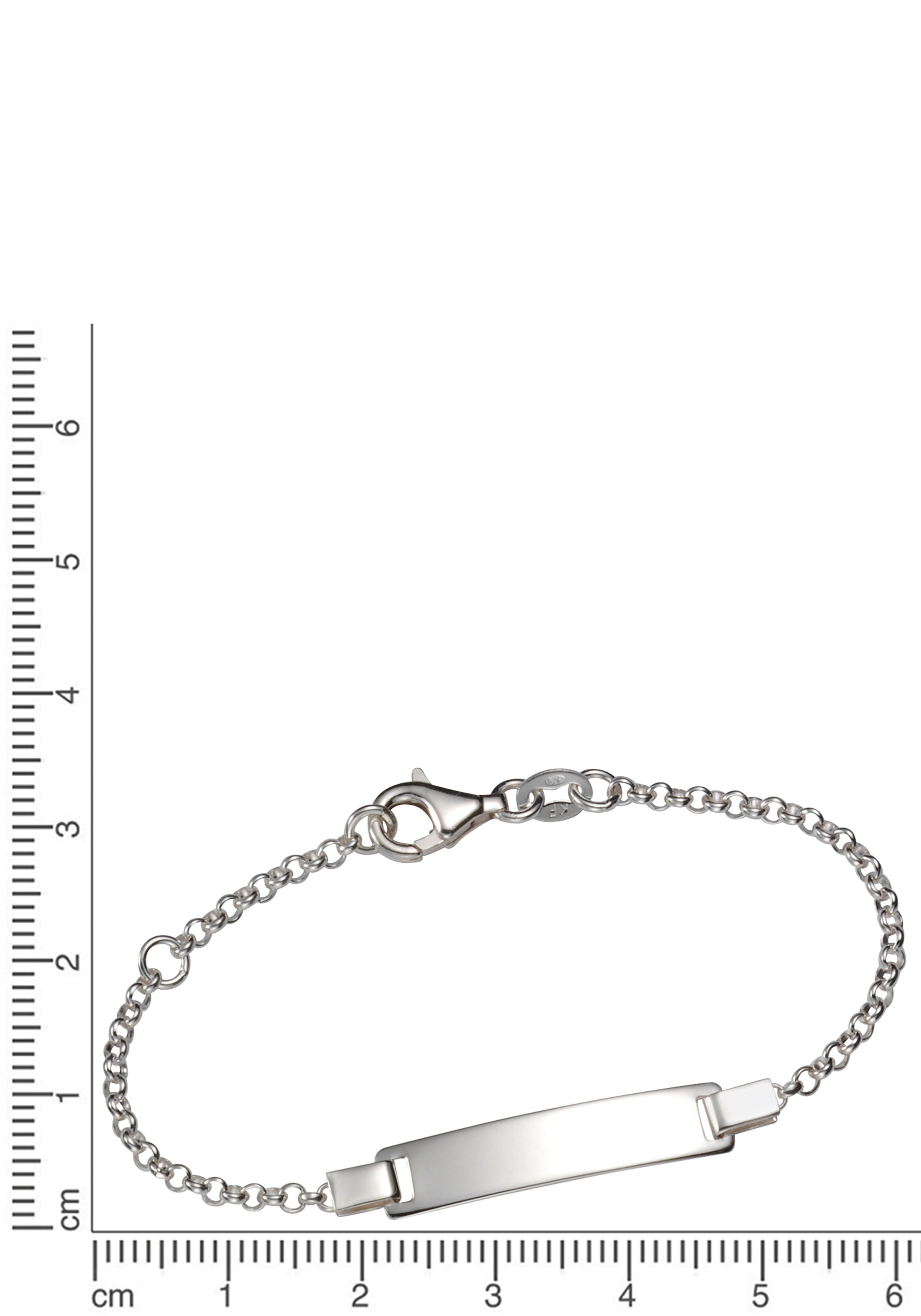 Firetti Armband mit Gravur »ID-Platte, auf Erbskettengliederung« Rechnung bestellen