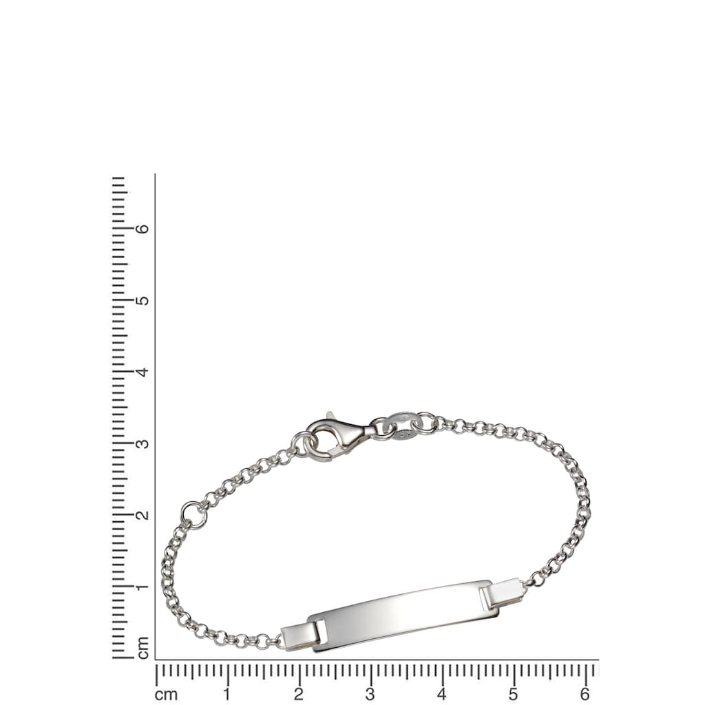 Firetti Armband »Schmuck Geschenk Silber 925 Armkette ID-Platte Erbskette«