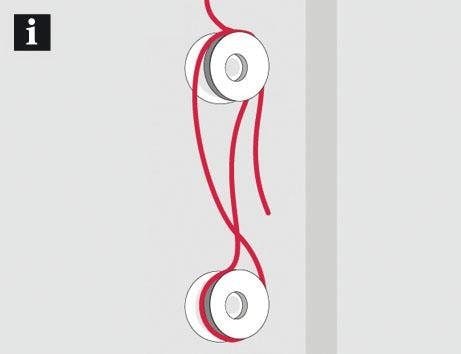GARDINIA Sichtschutzbefestigung »Schnurwickler mit Schrauben« Zubehör Aluminium-Jalousie