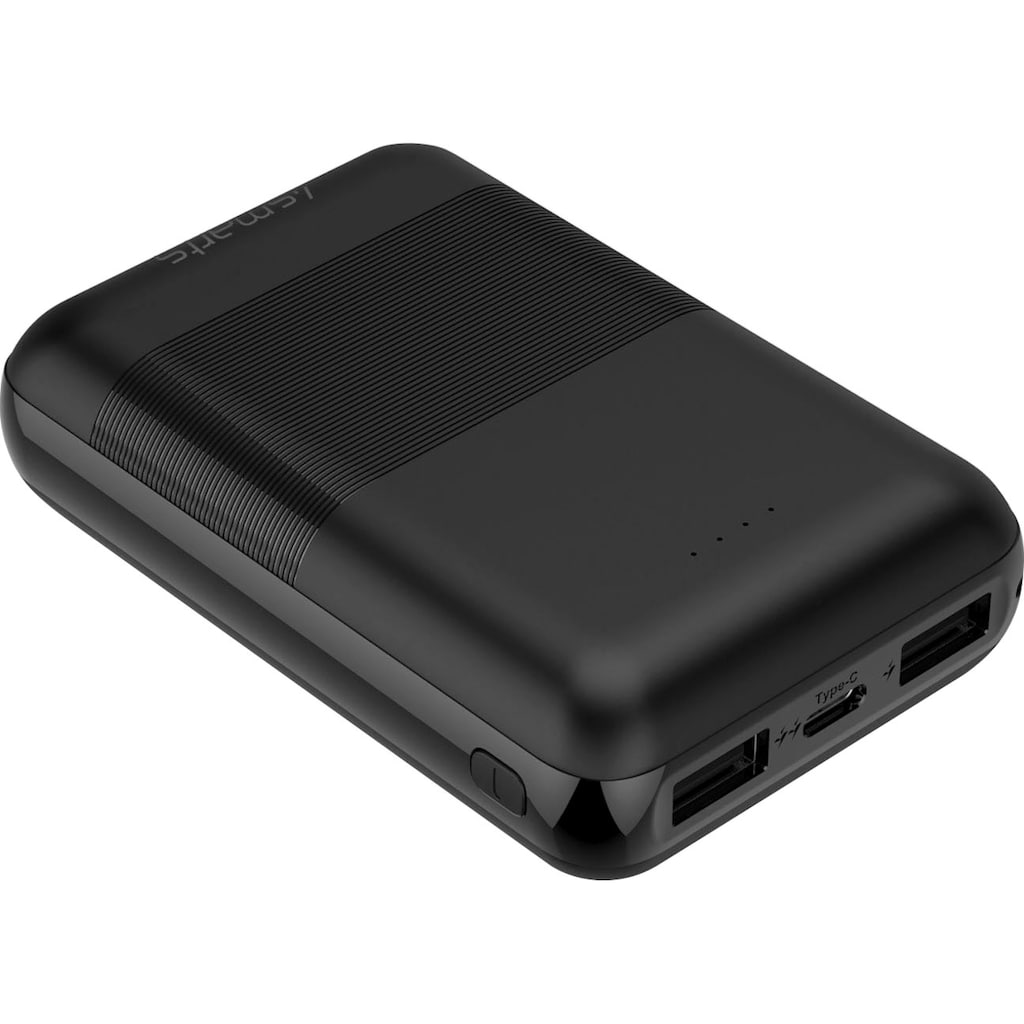 4smarts Powerbank »Powerbank VoltHub Go2 10000mAh schwarz«, 10000 mAh, 5 V