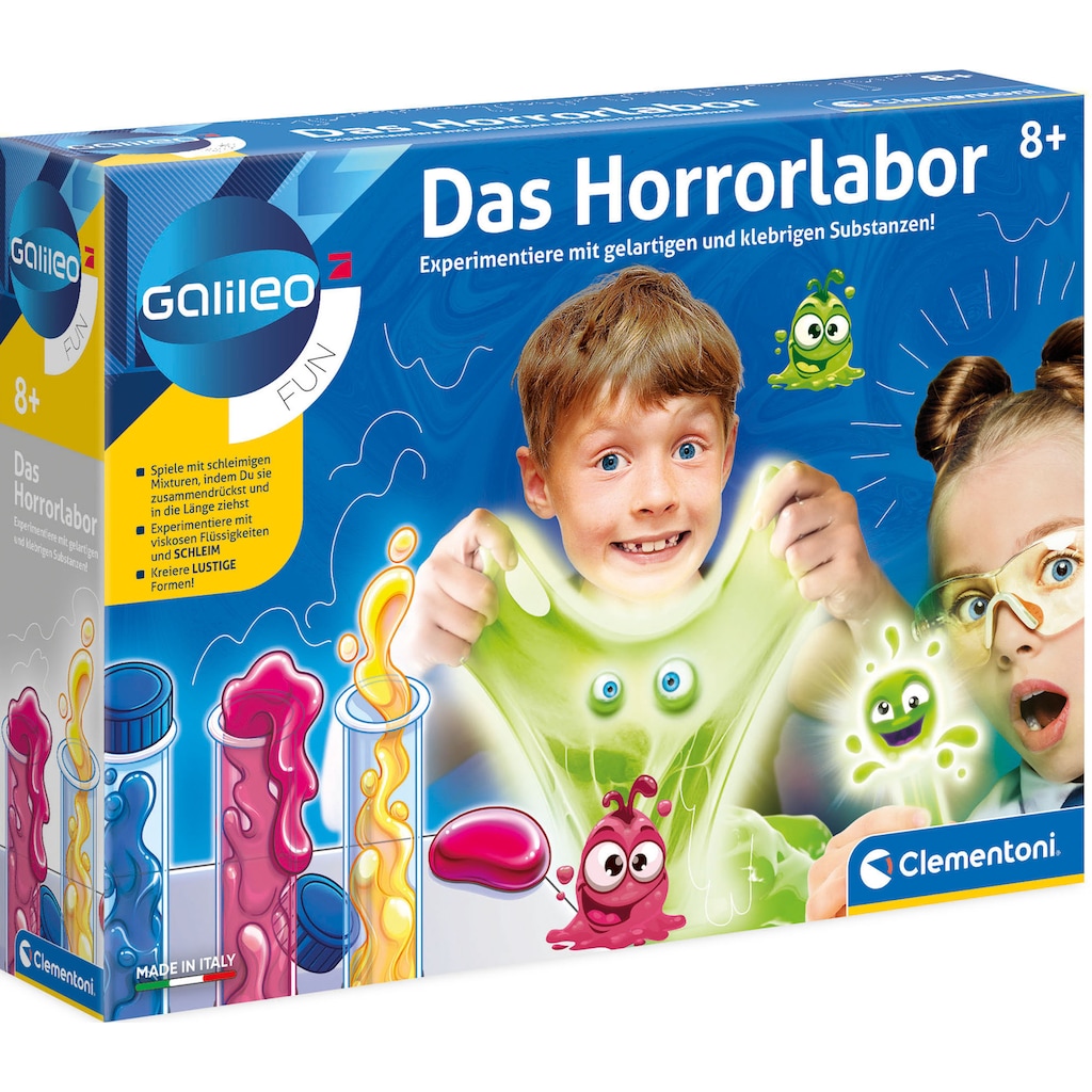 Clementoni® Experimentierkasten »Galileo, Das Horrorlabor«