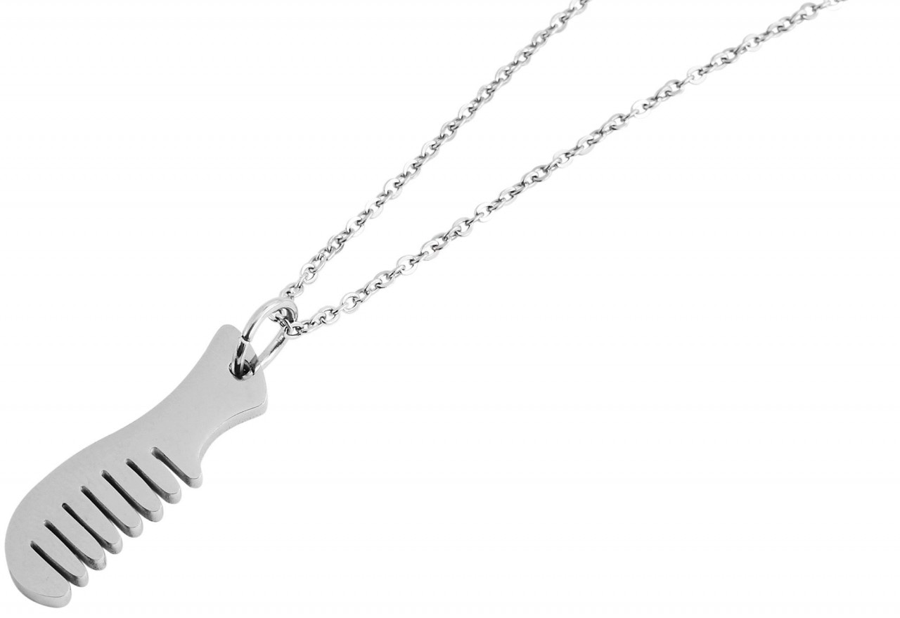 Adelia´s Kette mit Anhänger »Adelia's Unisex Edelstahl Halskette mit Anhänger mit Jade 43 cm + 5.0 cm«