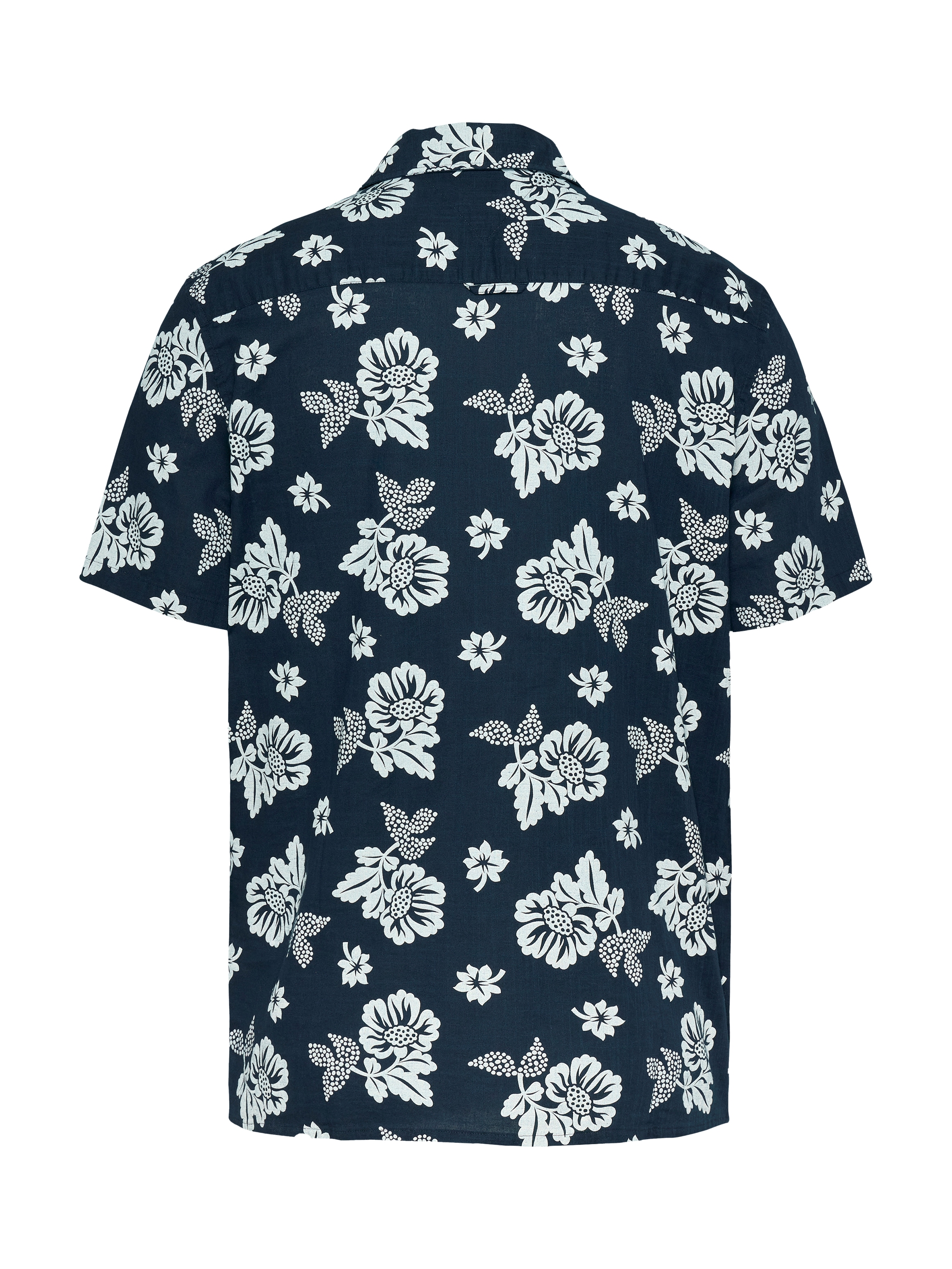 Tommy Jeans Plus Kurzarmhemd »TJM REG SLUB AOP SS SHIRT EXT«, Große Größen