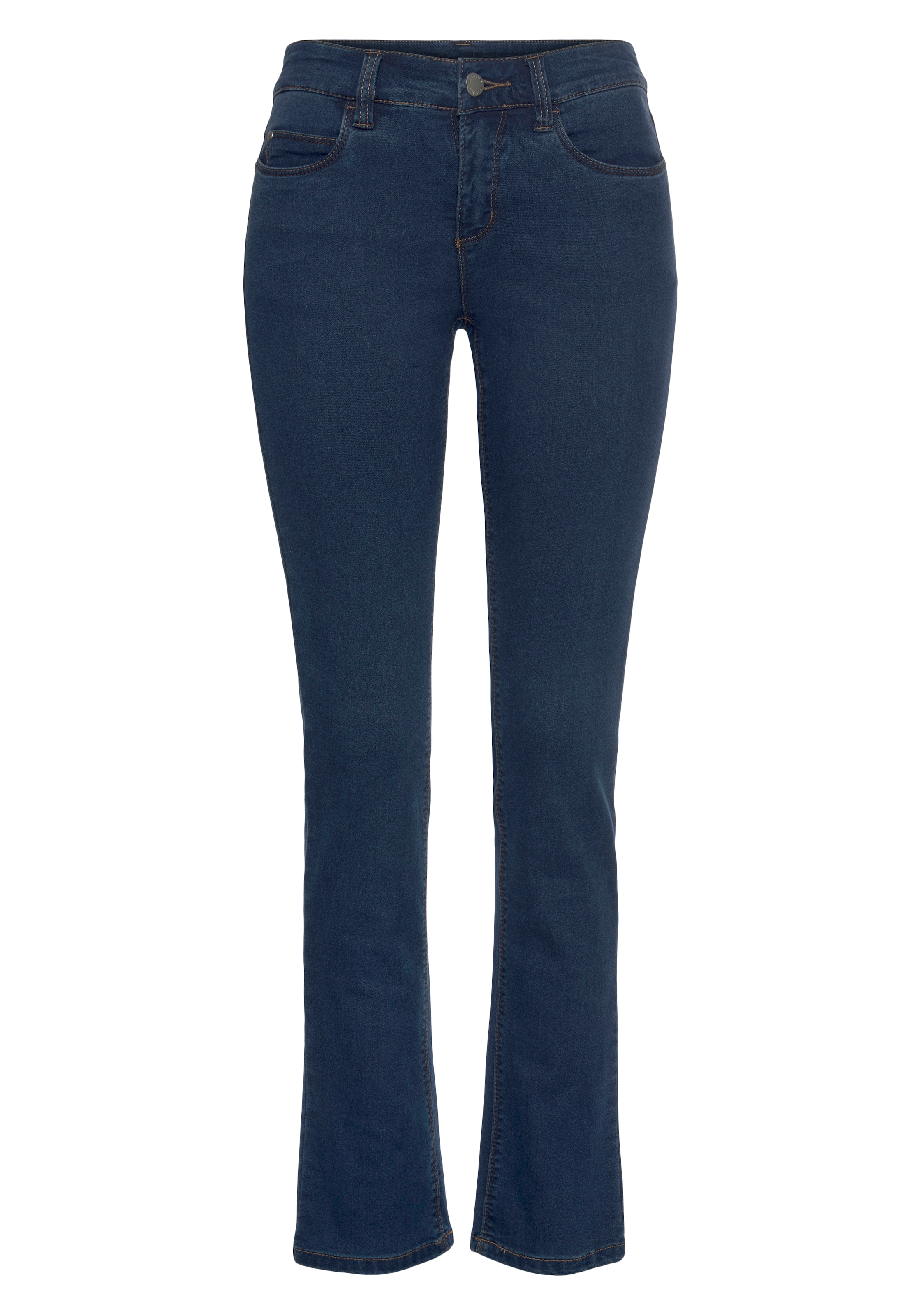 wonderjeans Slim-fit-Jeans, Klassischer gerader Schnitt
