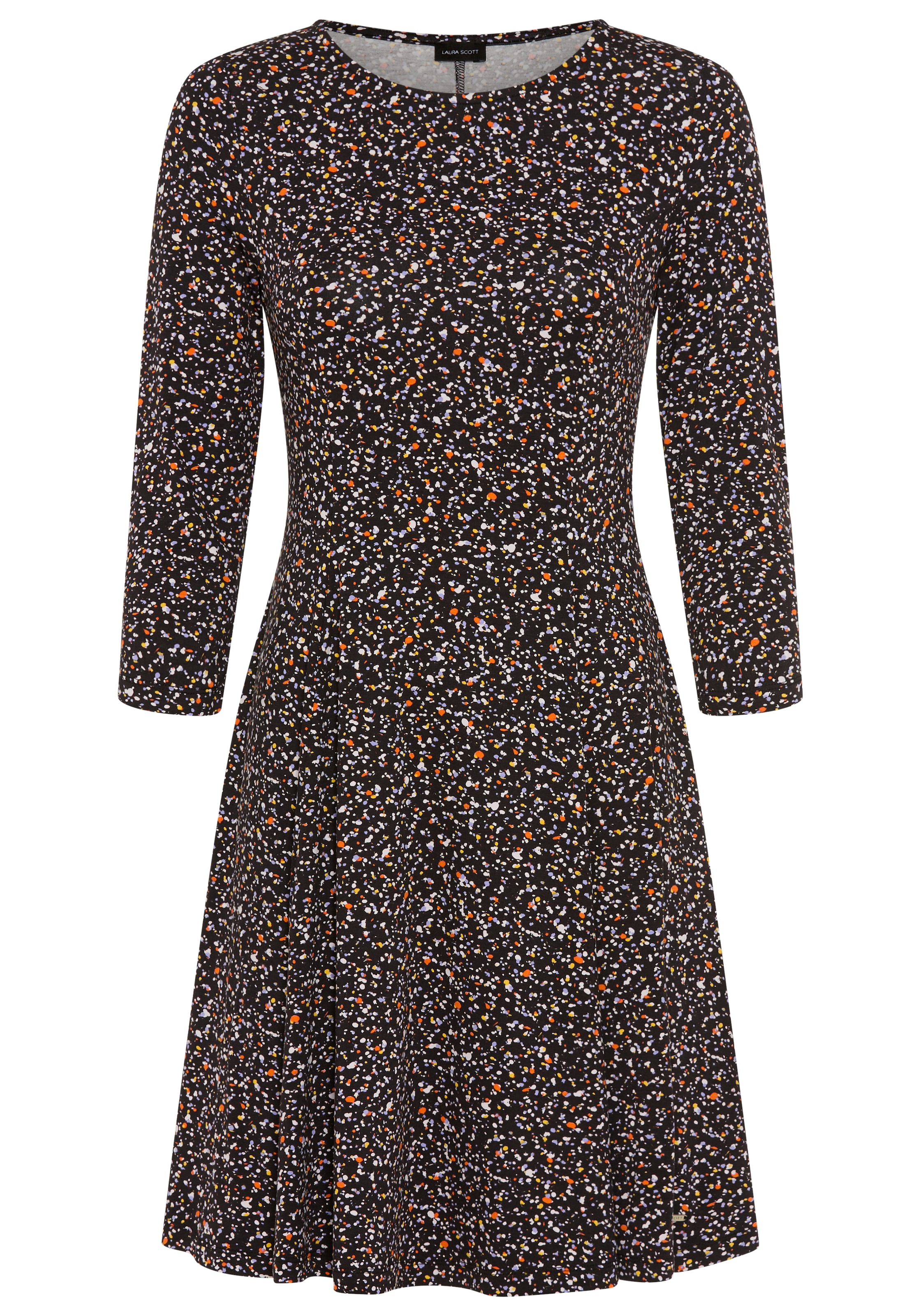Laura Scott Jerseykleid sportlich-feminines Kleid,  knielang,  mit floralem Allovermuster