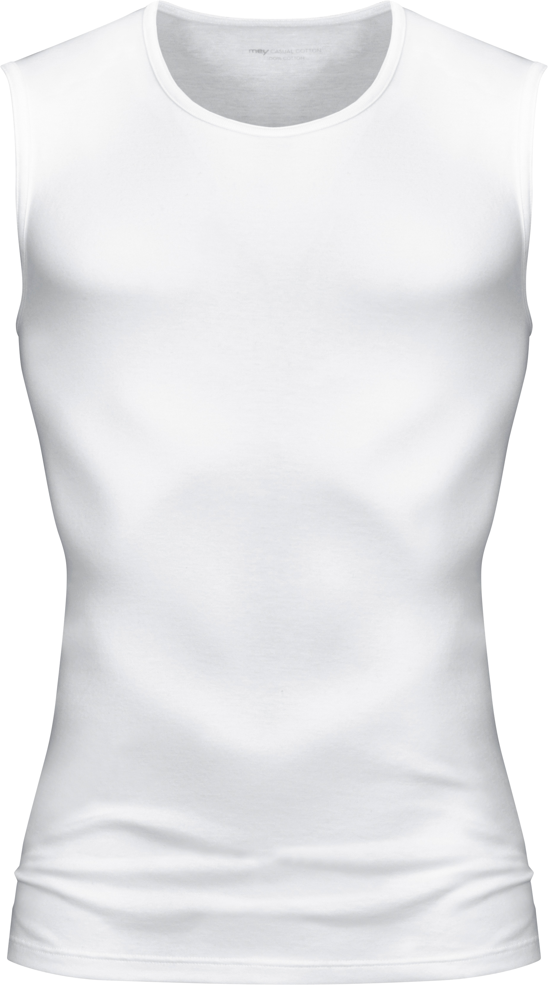 Mey Muscleshirt »Casual Cotton (K)« Elastische Hals und Armabschlüsse