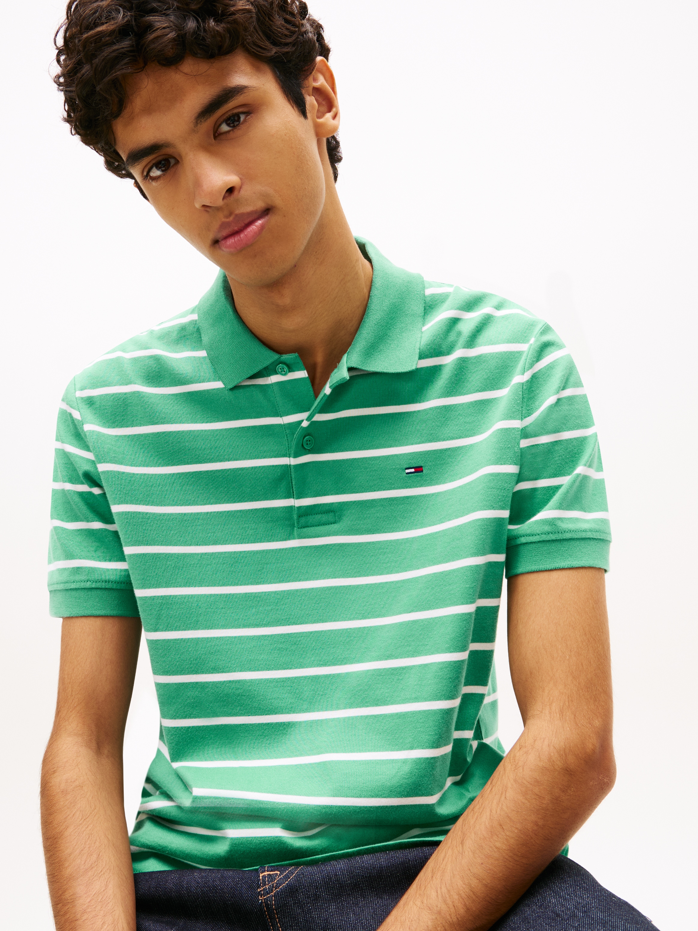 Tommy Jeans Poloshirt »TJM REGULAR STRIPE« Regular fit mit Polokragen
