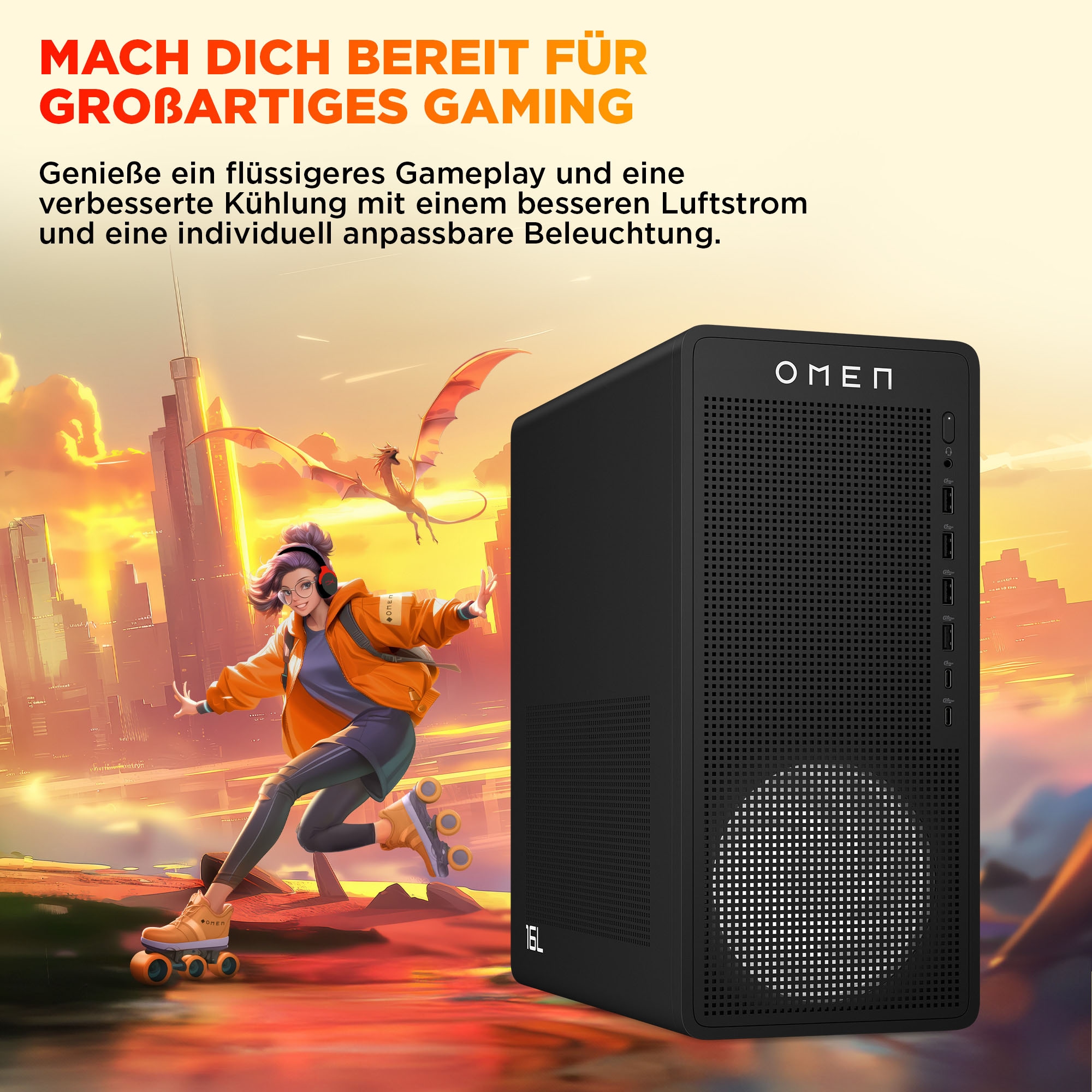 HP Gaming-PC »OMEN 16L DT TG03-0285ng«
