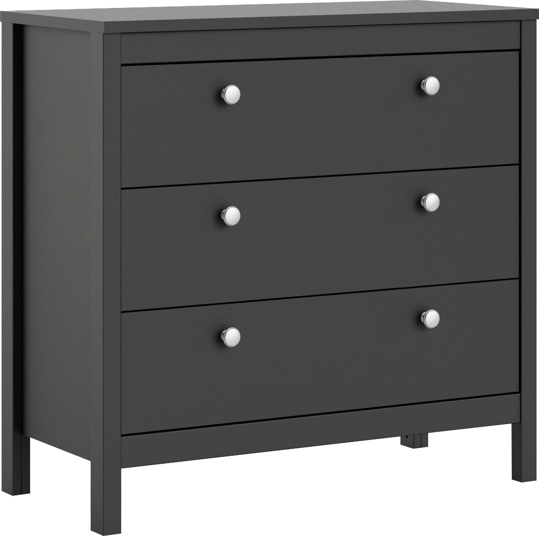 Home affaire Kommode »Madrid, Aufbewahrung, Schubladenschrank, Stauraum«, mit 3 Schubladen, Breite 82,3 cm