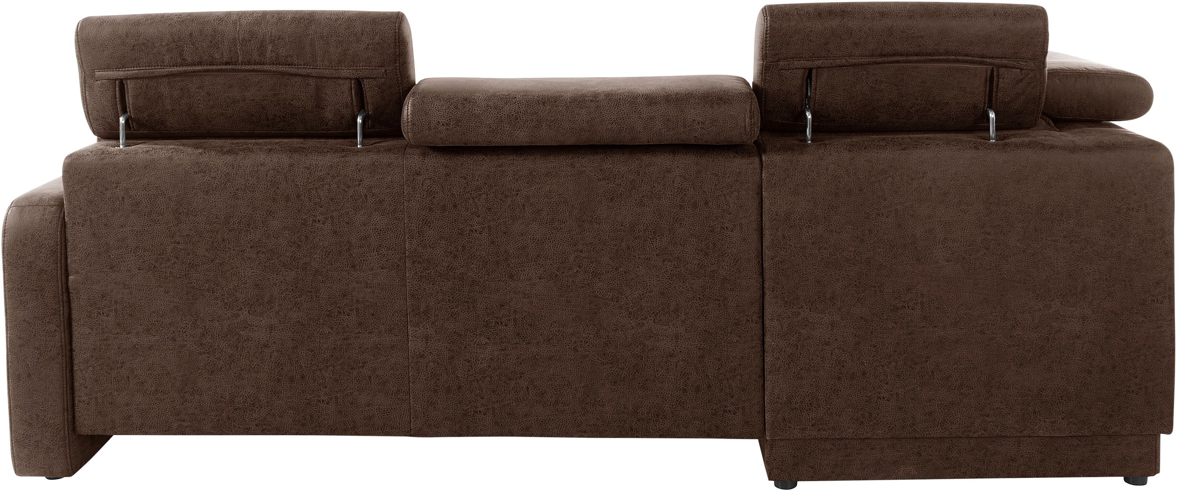 sit&more Ecksofa »Bologna L-Form«, Kopfteilverstellung, wahlweise mit Bettfunktion und Schubkasten