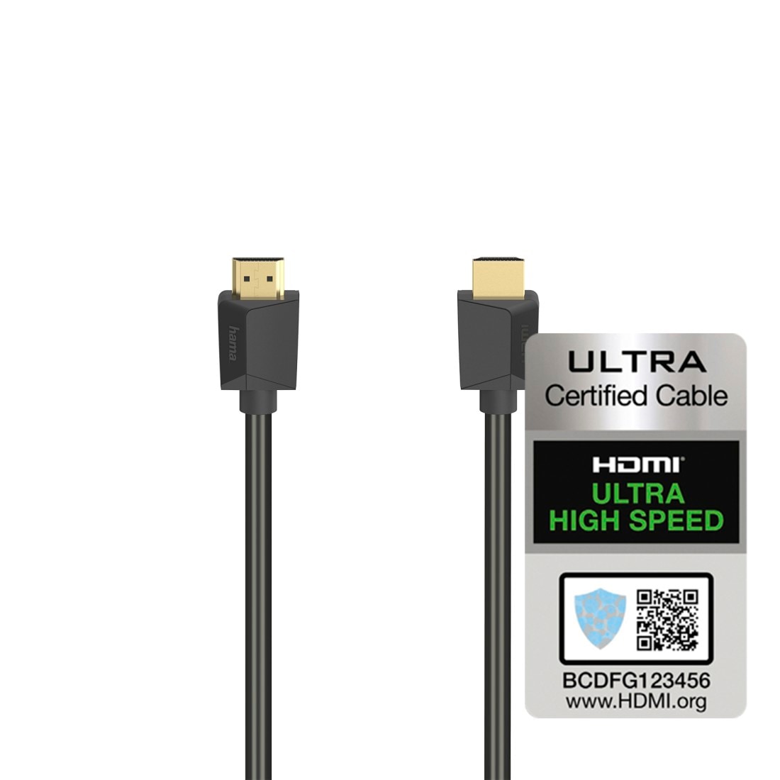 Hama HDMI-Kabel »Ultra High Speed HDMI Kabel, zertifiziert, Stecker-Stecker, 8K, 2 m«, HDMI, 200 cm
